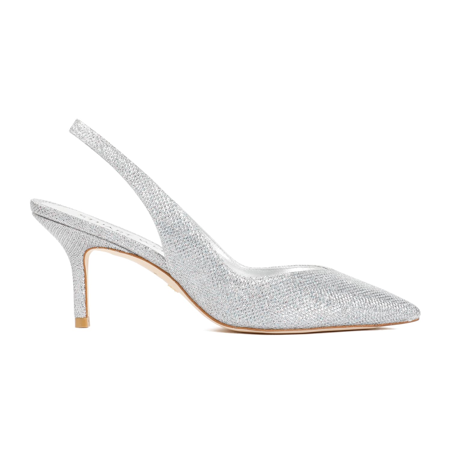 Shop Stuart Weitzman Eva 75 Sandals In Slv Silver