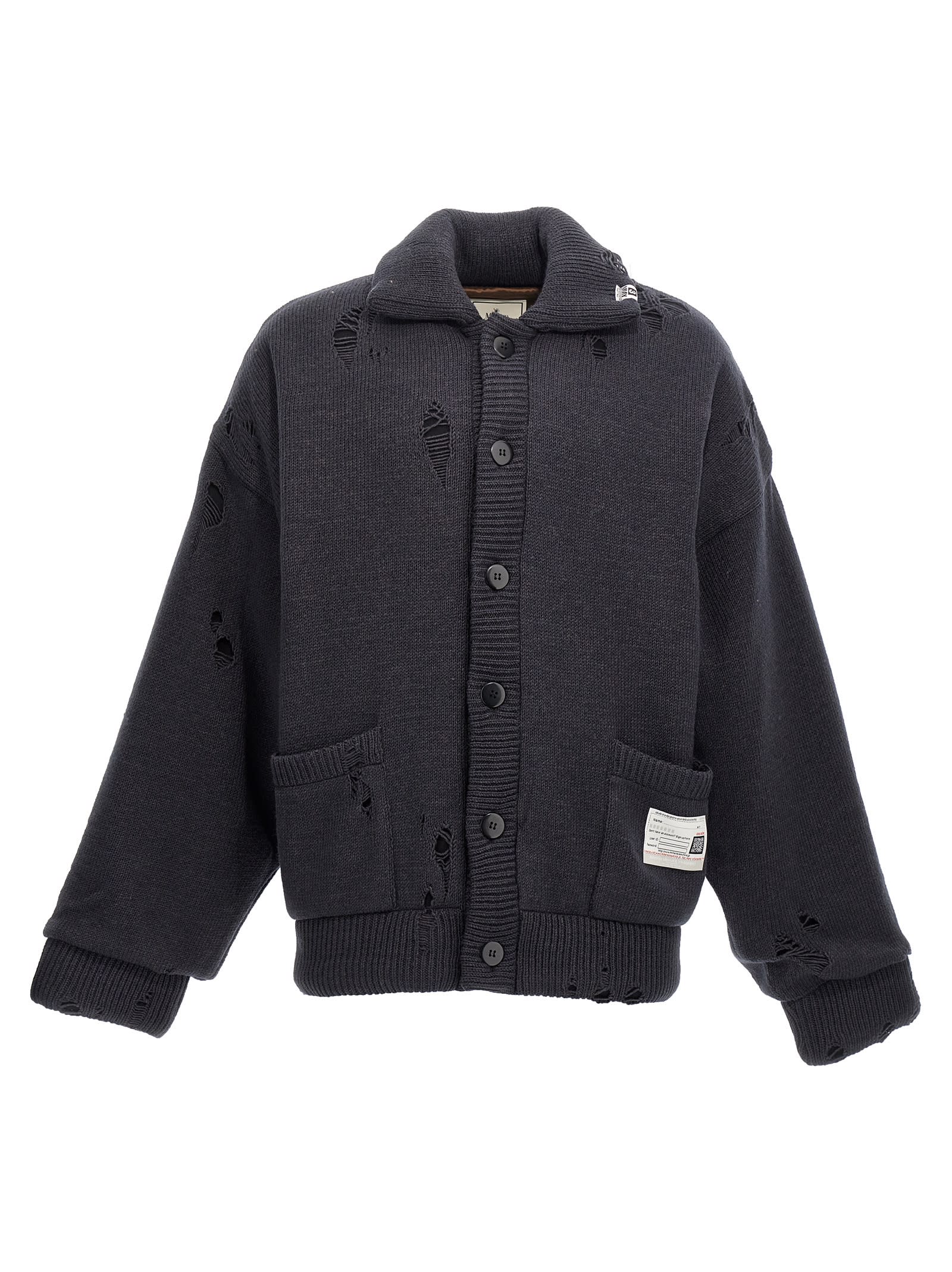 MIHARAYASUHIRO PADDED CARDIGAN