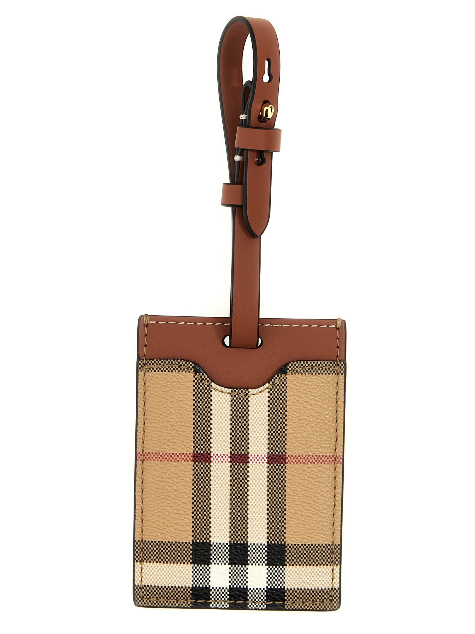 Burberry Check Suitcase Tag