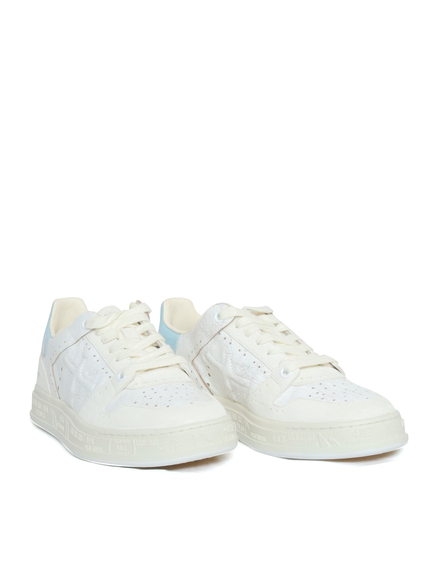 Shop Premiata White Quinnd Sneakers