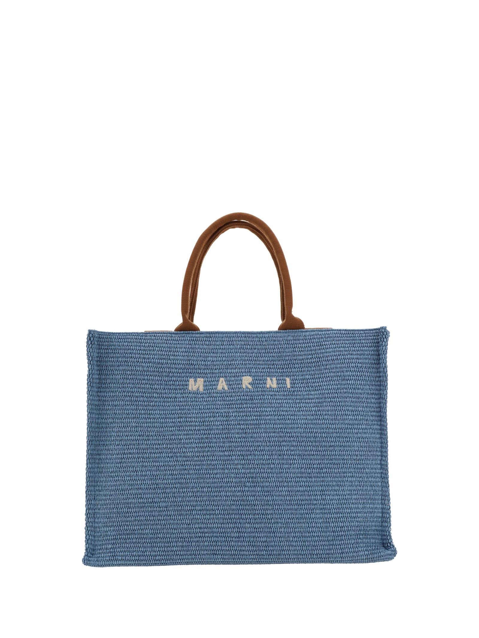 Shop Marni Handbag In Azzurro