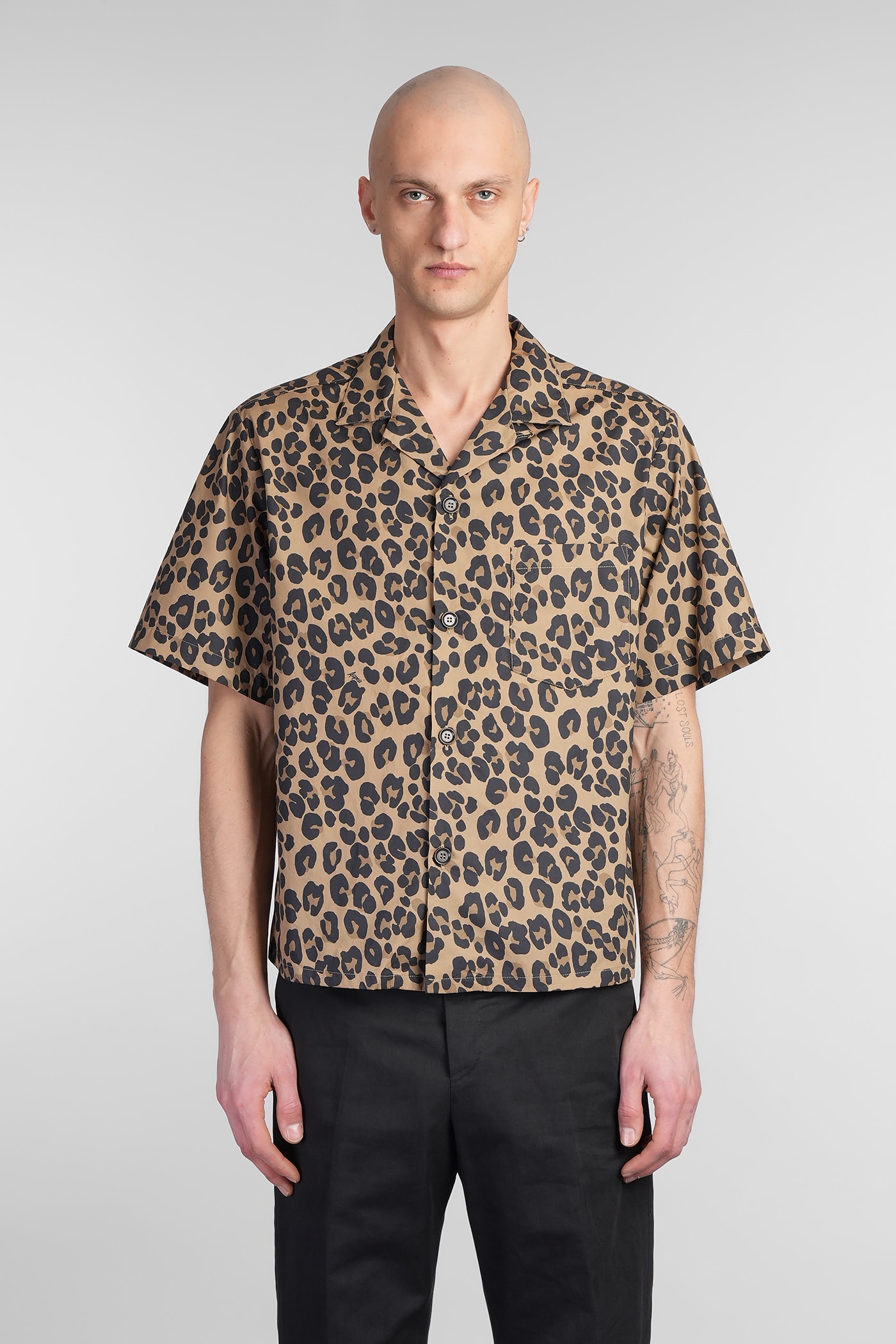 Jarvis Shirt In Animalier Cotton