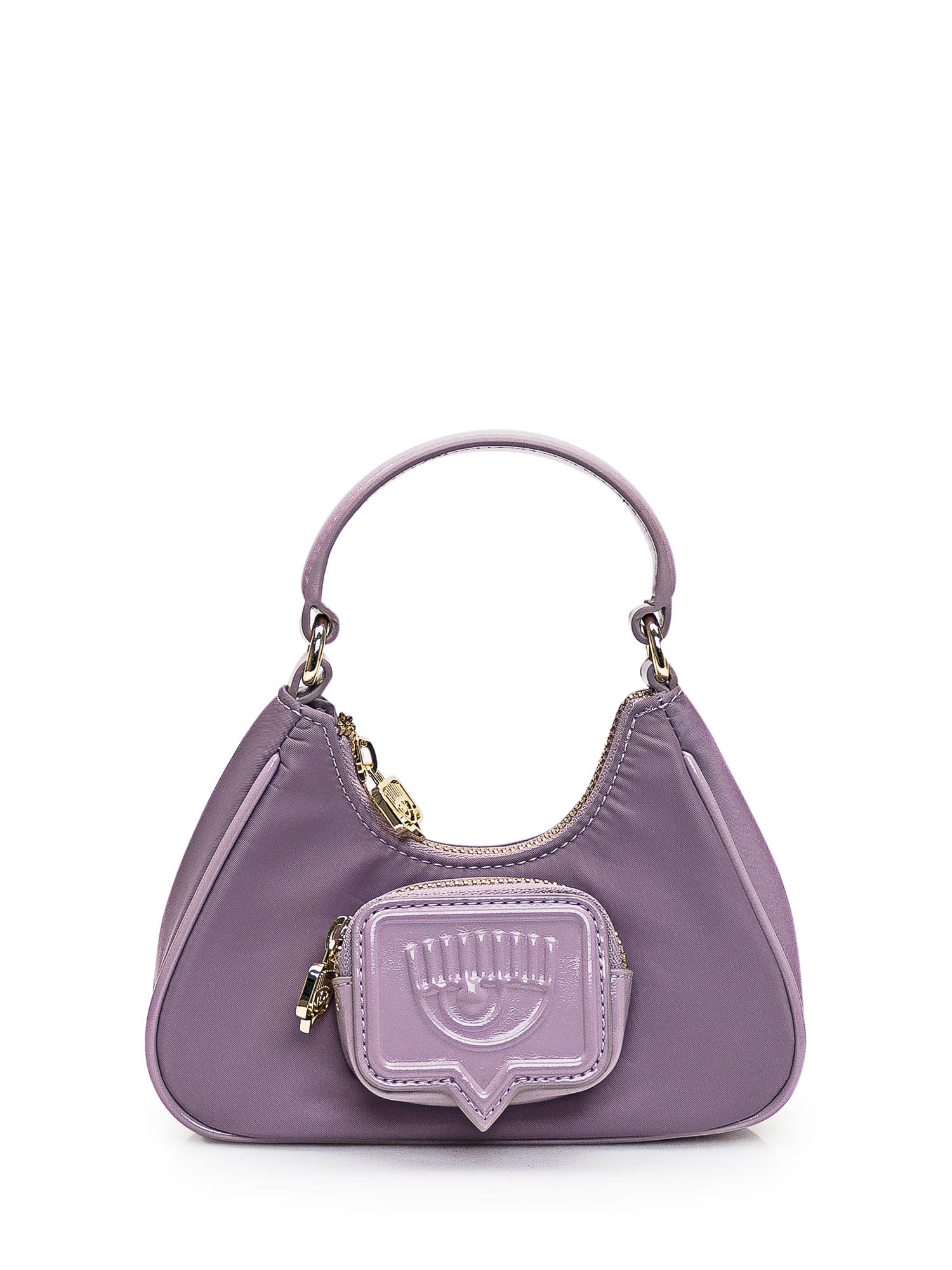 Shop Chiara Ferragni Mini Vicky Bag In Lilac