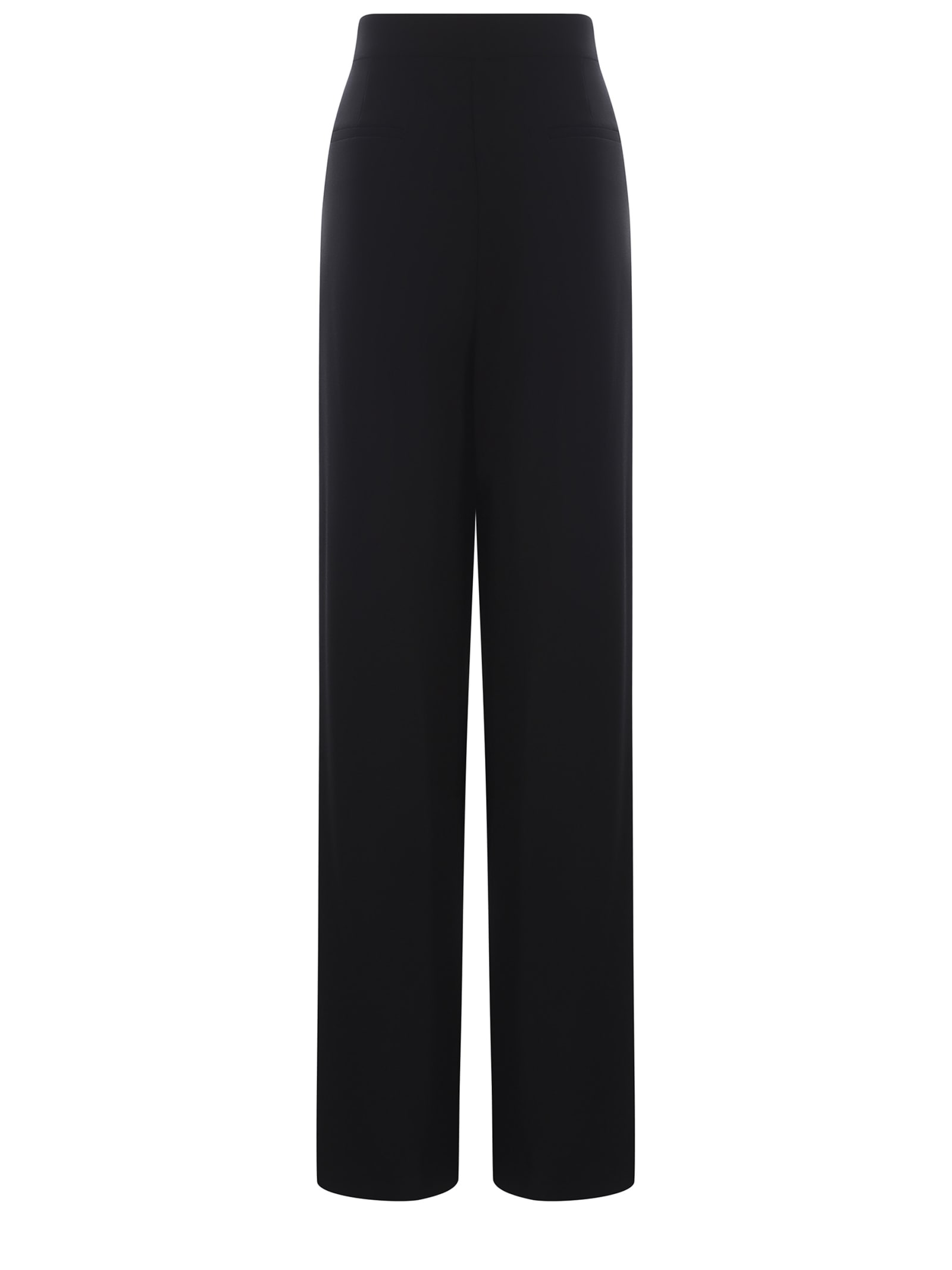 Shop Pinko Trousers  Montano Made Of Crêpe In Black