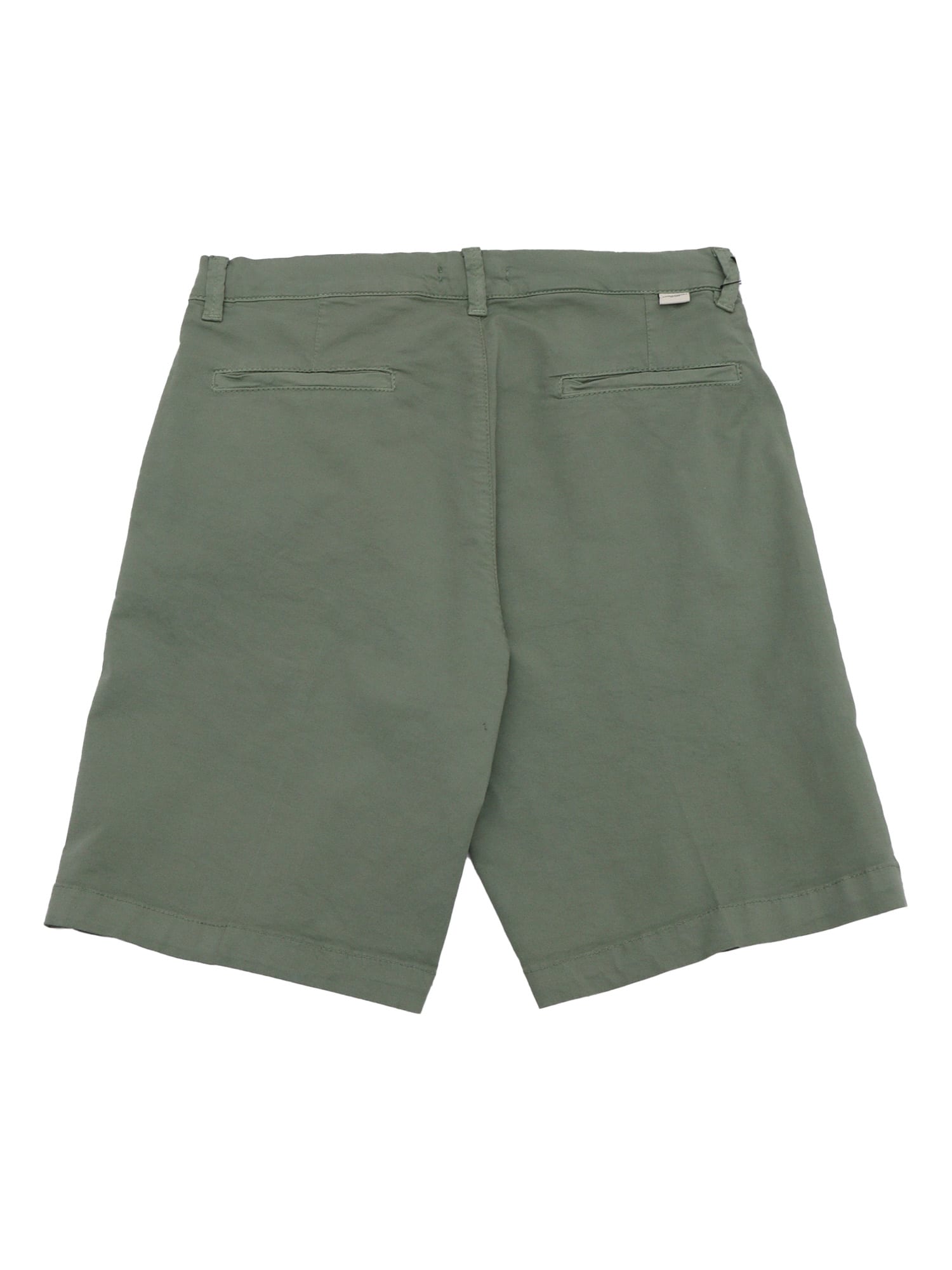 Paolo Pecora Boy Chino Shorts In Green