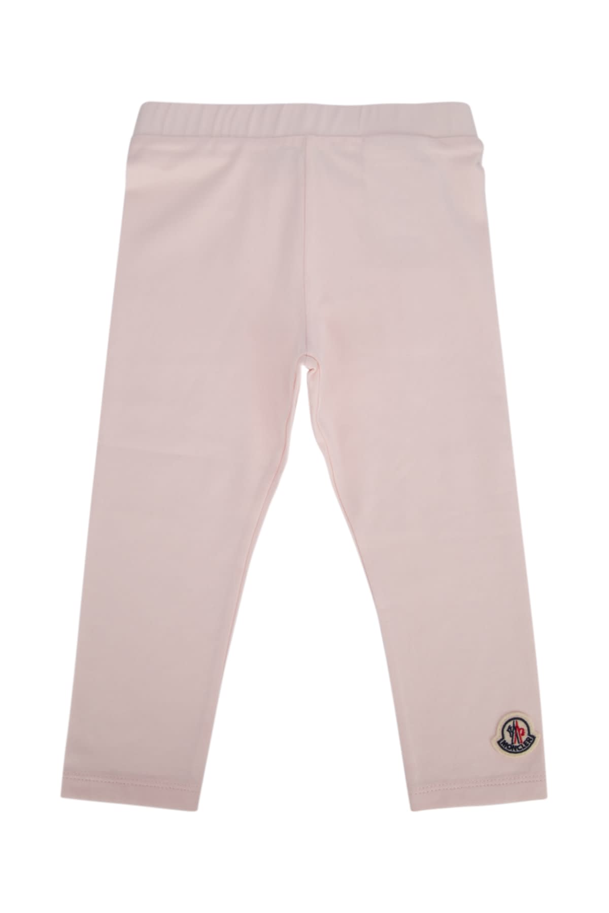 Moncler Pink Sweatshirt For Baby Girl With Logo In 503