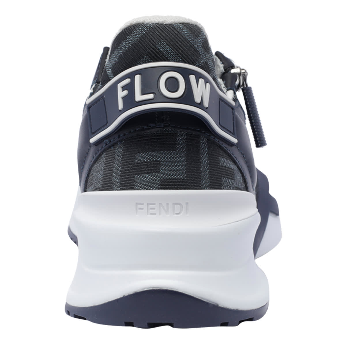 Shop Fendi Flow Sneakers In White