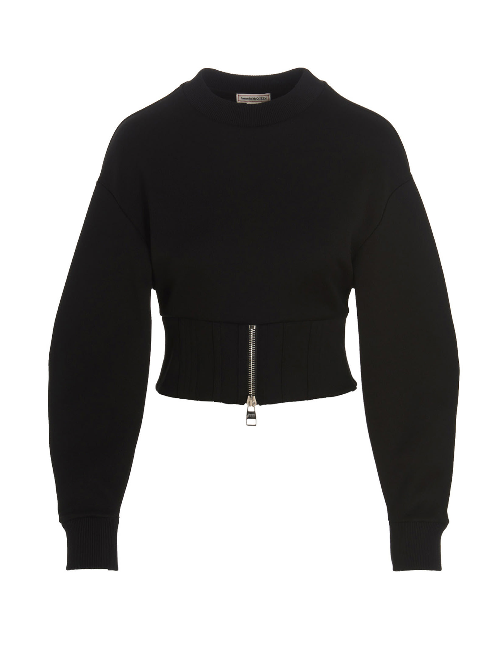 Alexander McQueen Zip Detailed Sweatshirt