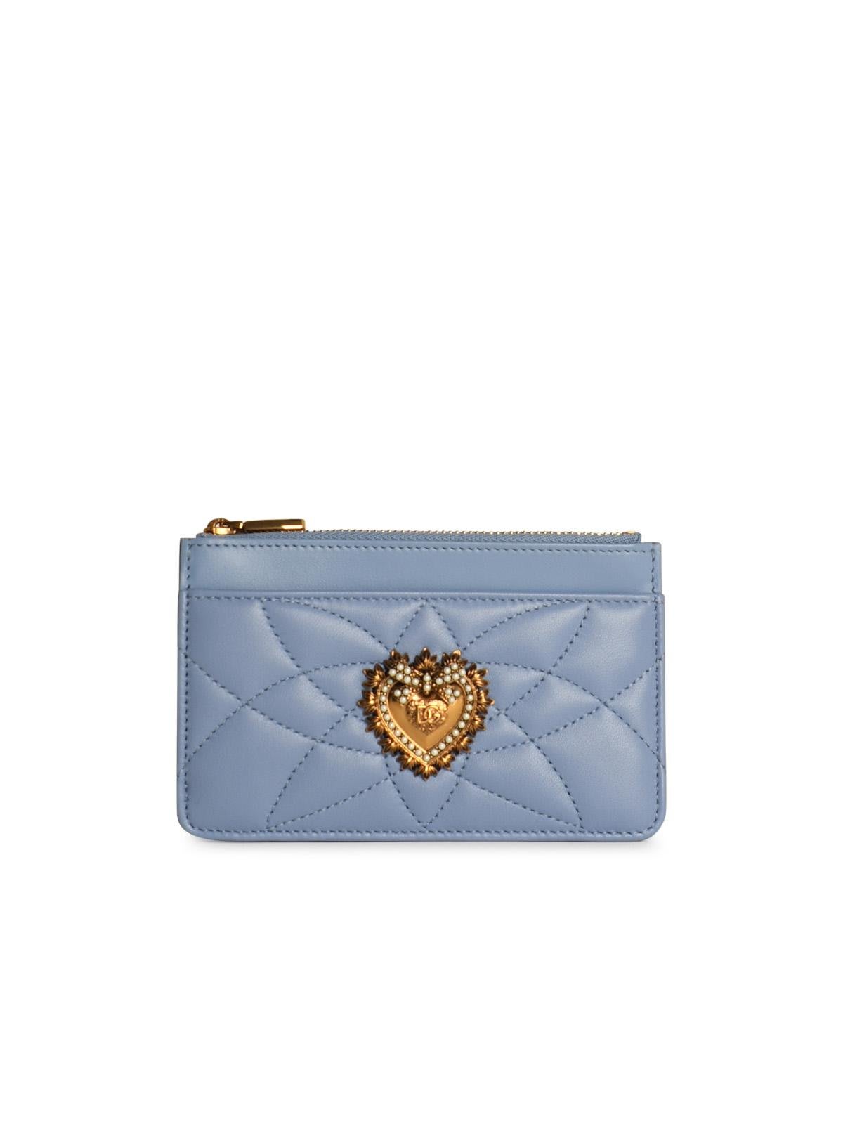 Shop Dolce & Gabbana Devotion Zipped Cardholder