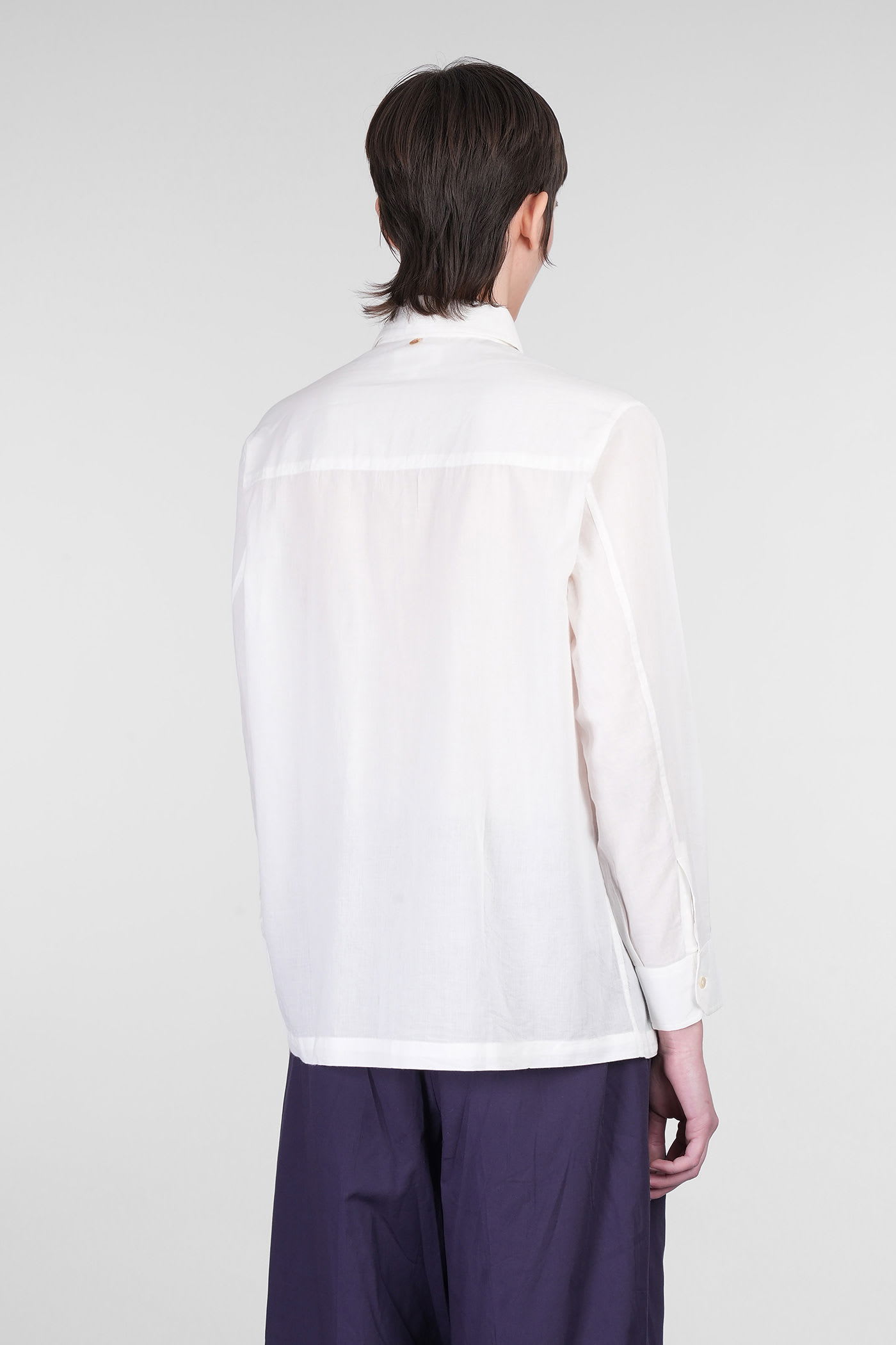 Antik Batik Angelo Shirt In White Cotton