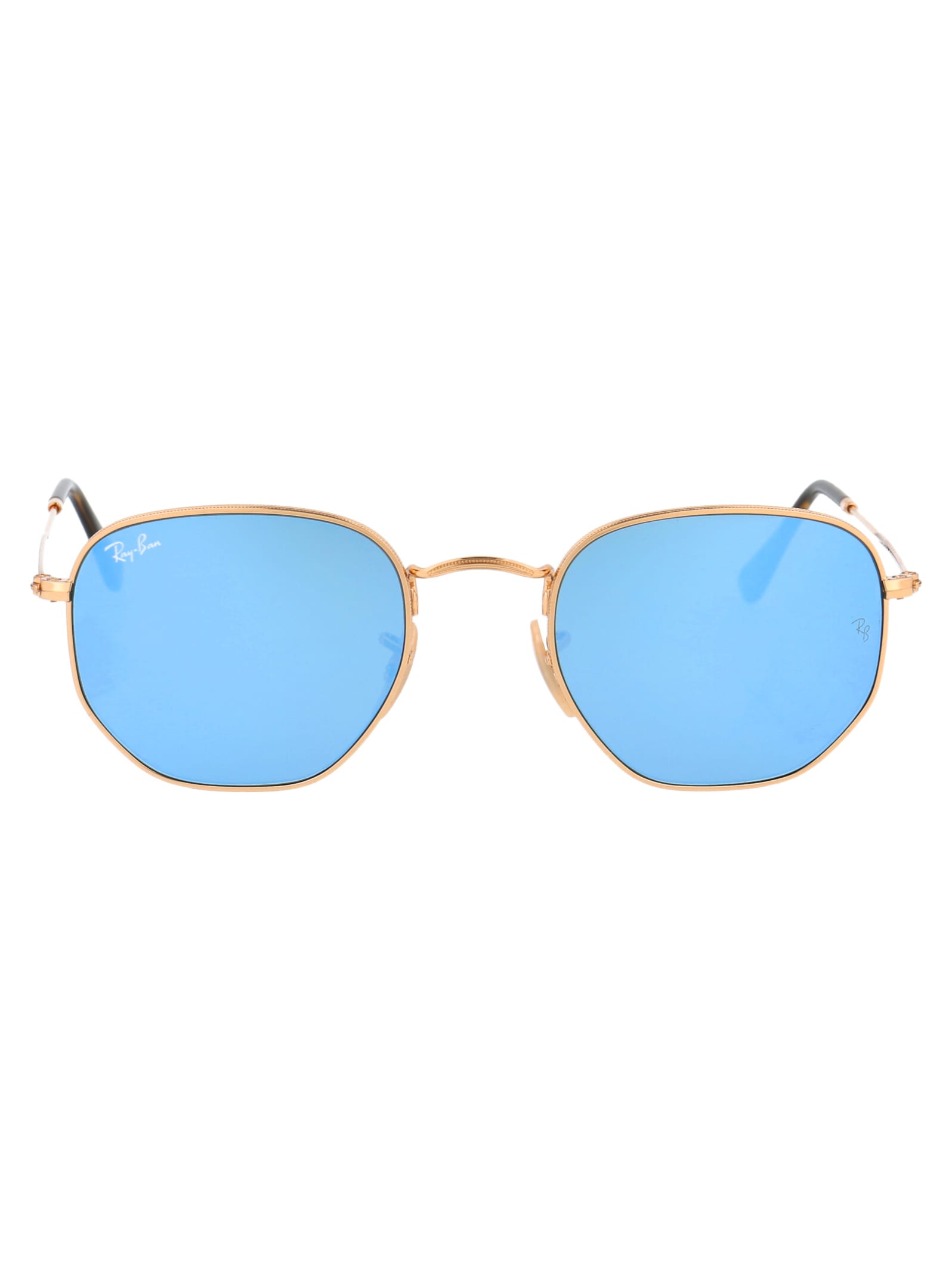 Ray Ban Hexagonal-frame Sunglasses In 001/9o Arista