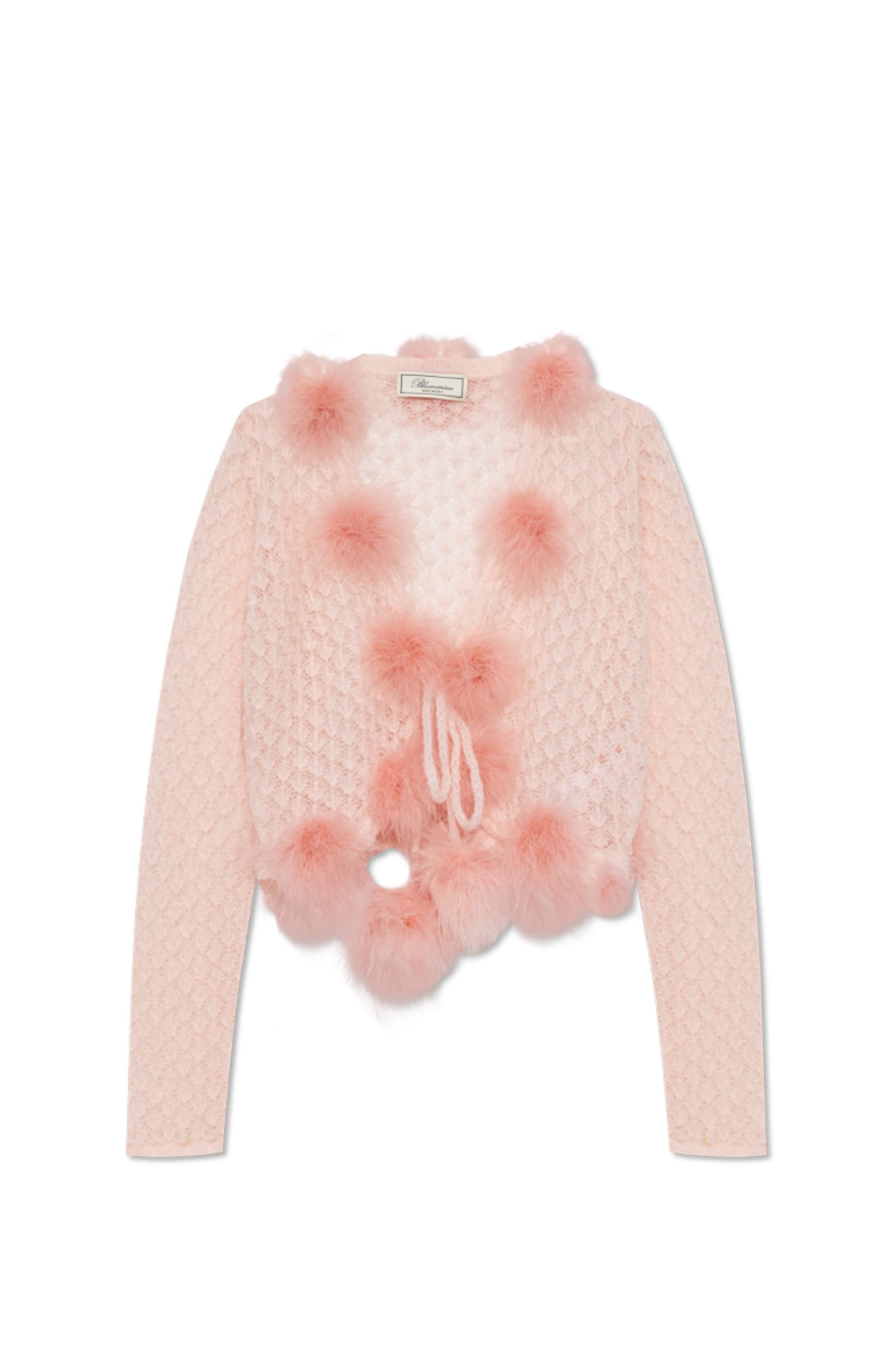 Shop Blumarine Cardigan In Pink