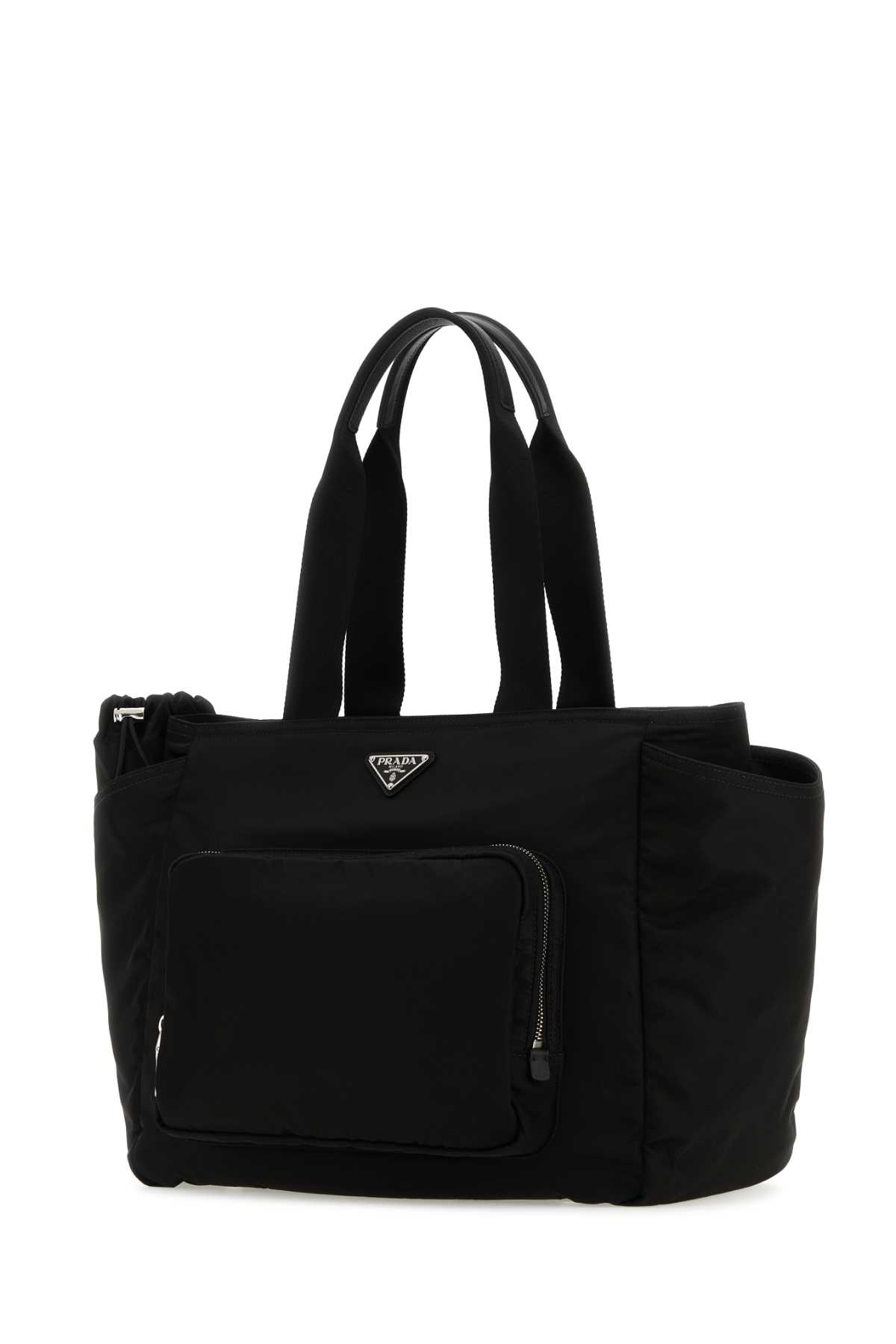Prada Enamel Logo Plaque Changing Bag
