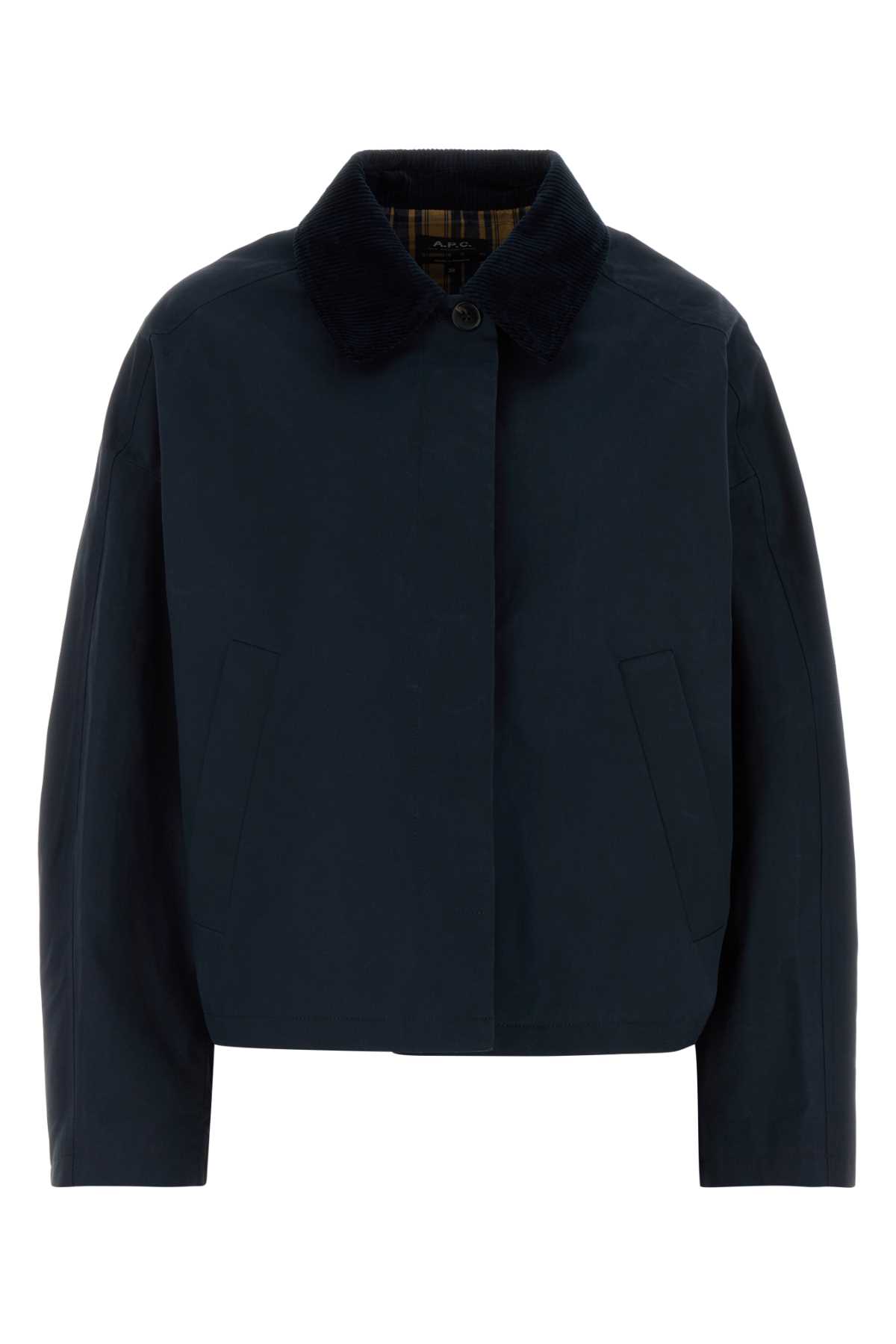 A. P.C. Dark Blue Cotton Becca Jacket