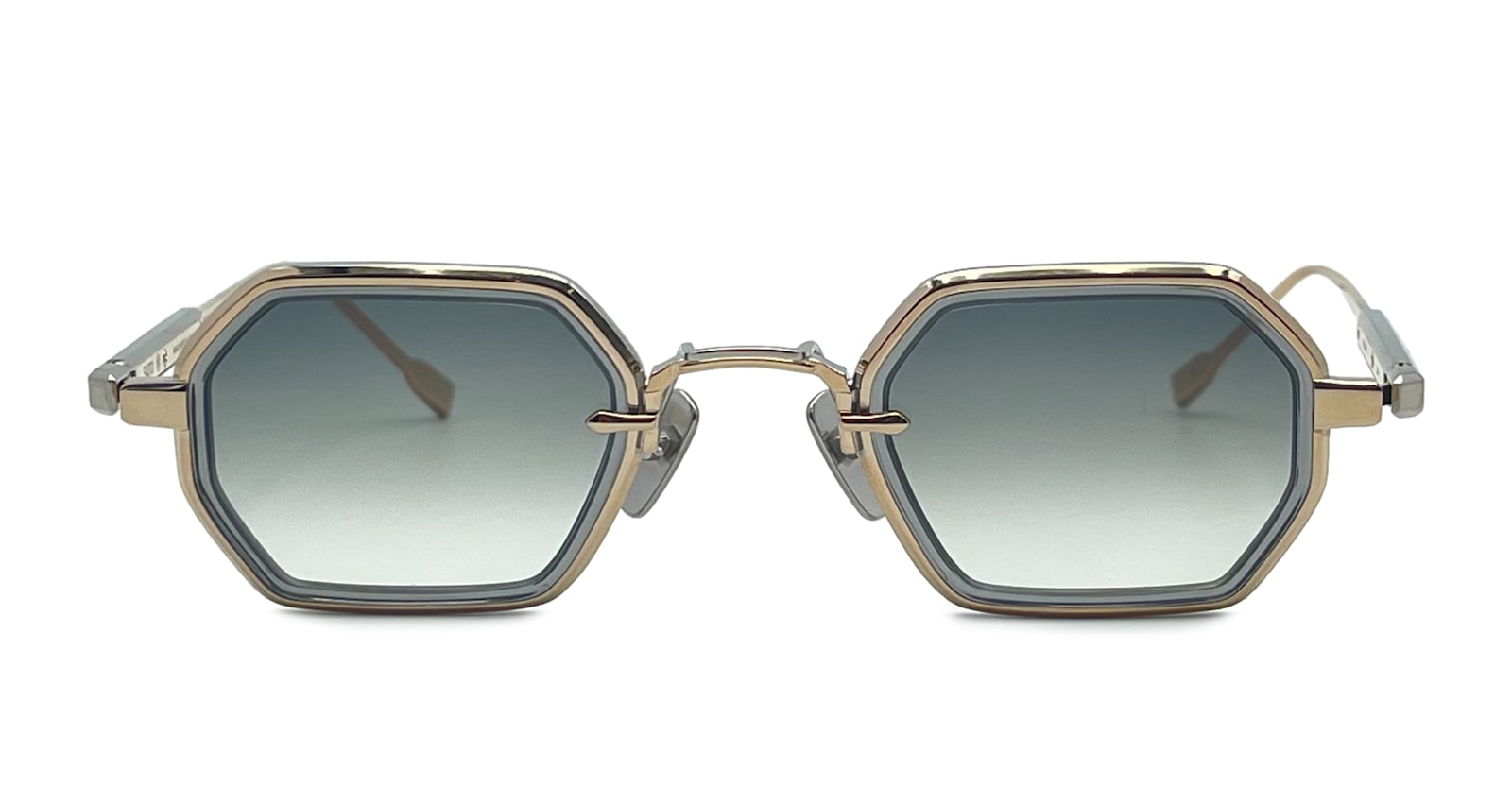 Sato Hadar-t Lg/p-1 - Lunar Gold / Platinum Sunglasses In Blue