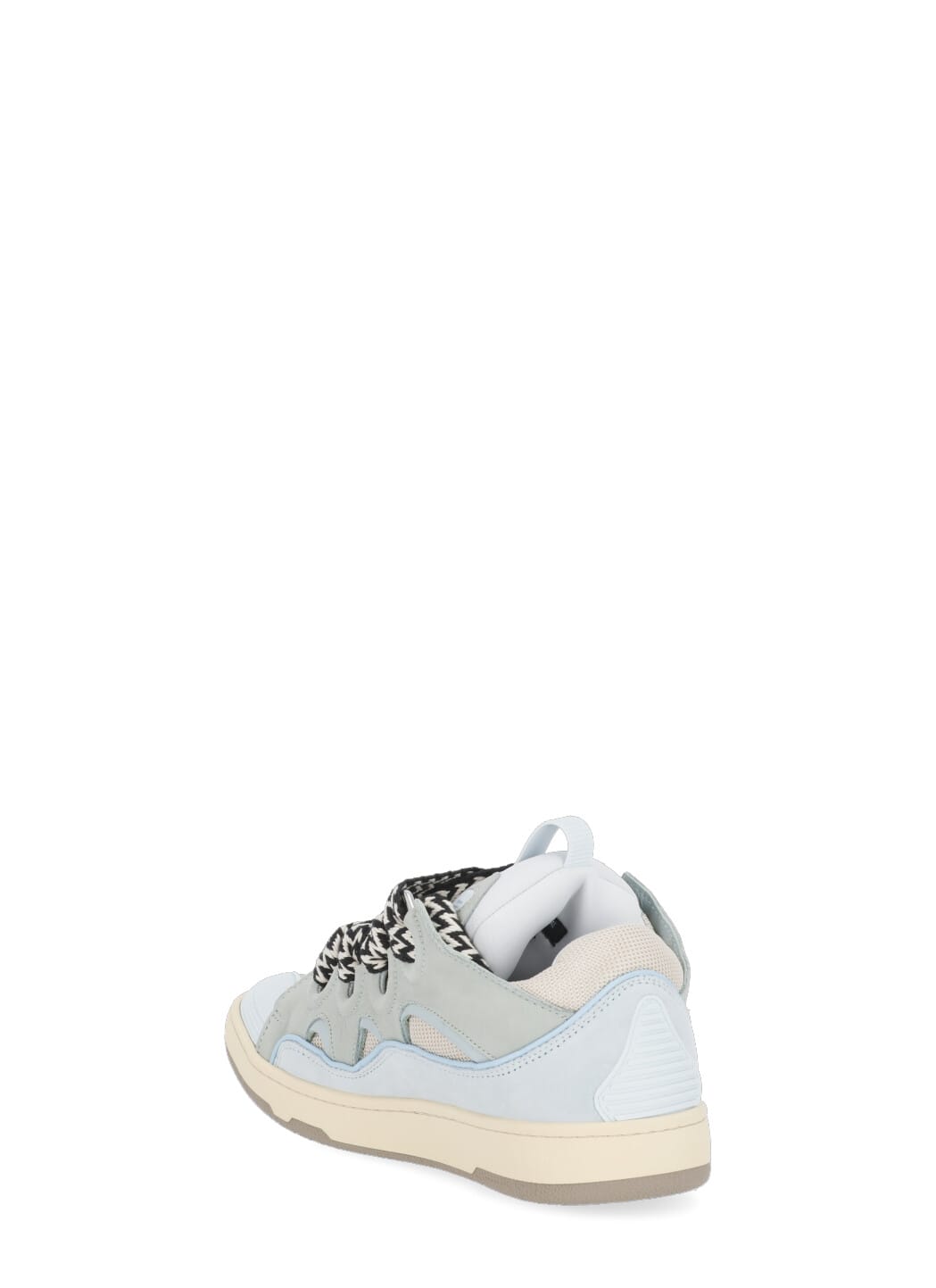 Shop Lanvin Curb Sneakers In Light Blue