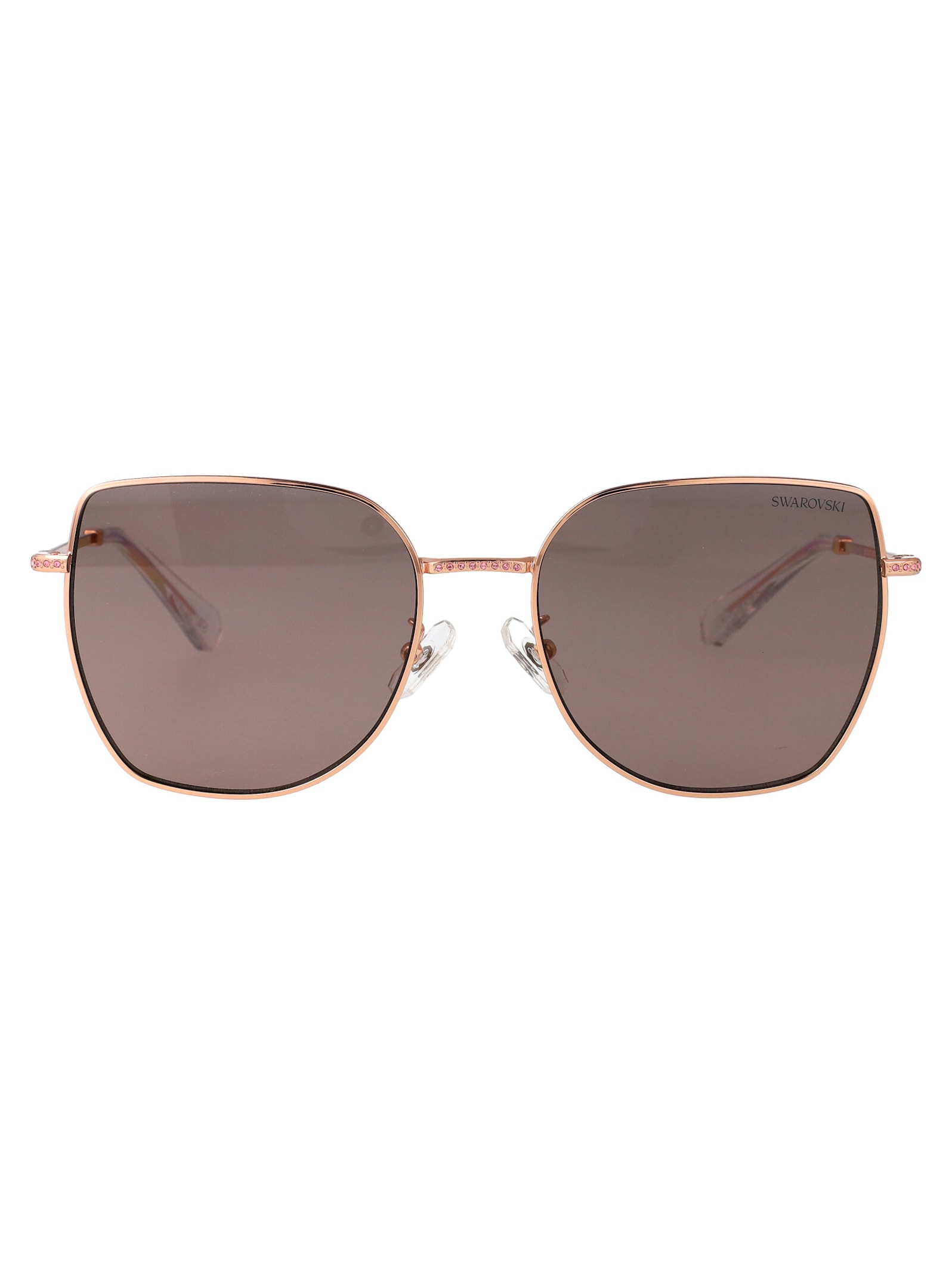 Swarovski 0sk7021d Sunglasses In 40147n Rose Gold