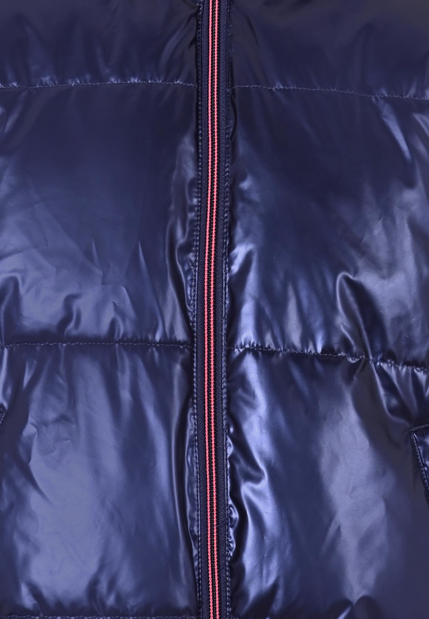 Billieblush Blue Down Jacket For Boy With Logo In Blue