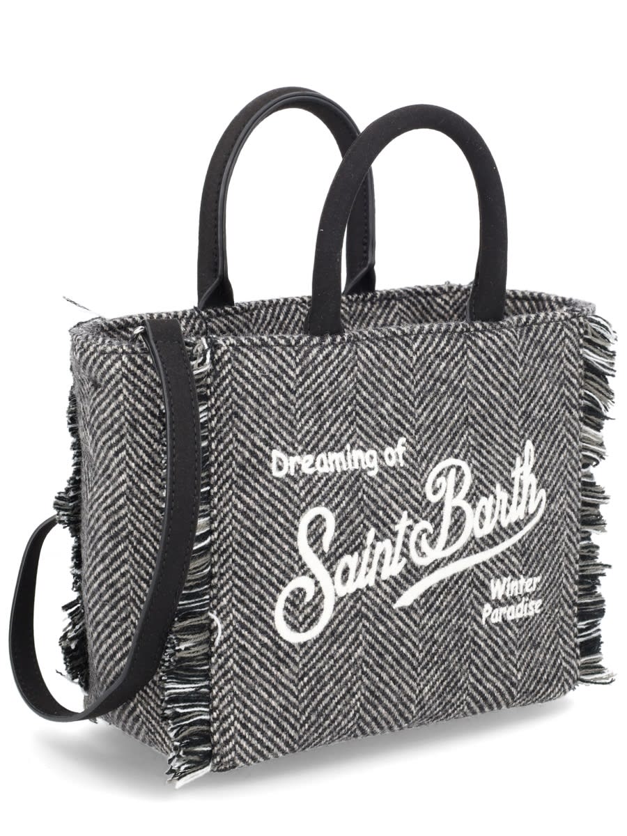 Mc2 Saint Barth Vanity Mini Tote Bag In Black