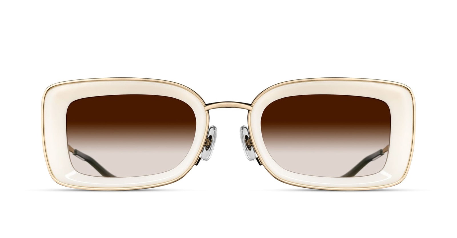 Matsuda M3124 - Brushed Gold / Milk White Sunglasses In Gold/white