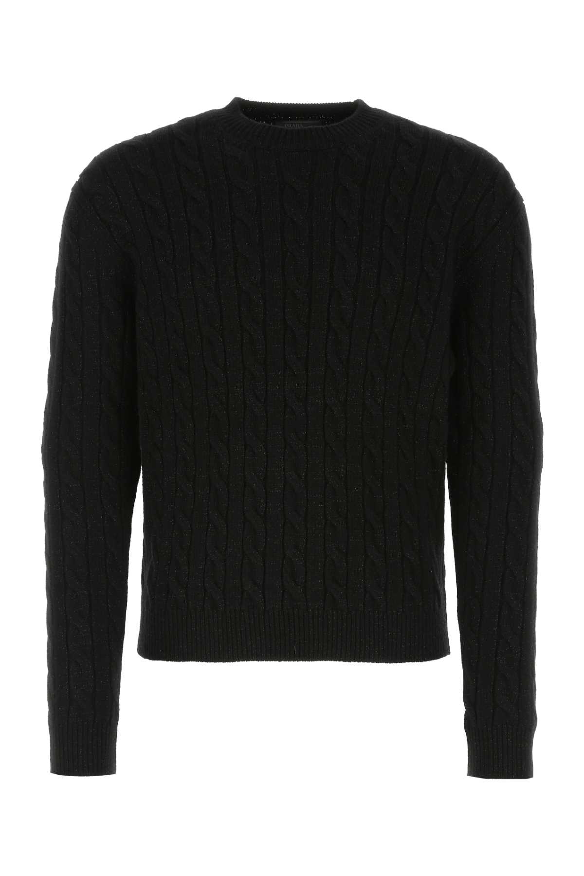 Black Wool Blend Sweater