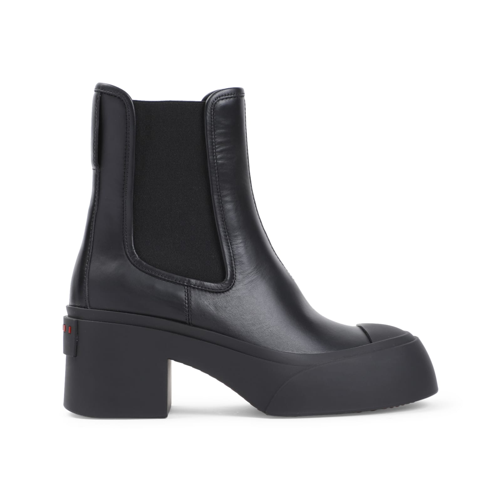 Shop Marni Ankle Boots In Black