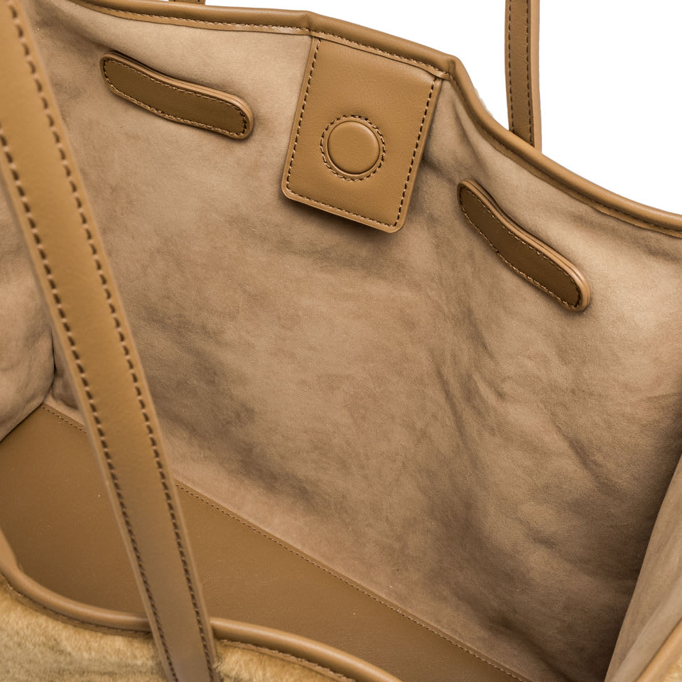 Shop Gianni Chiarini Marcella Bag In Orzo