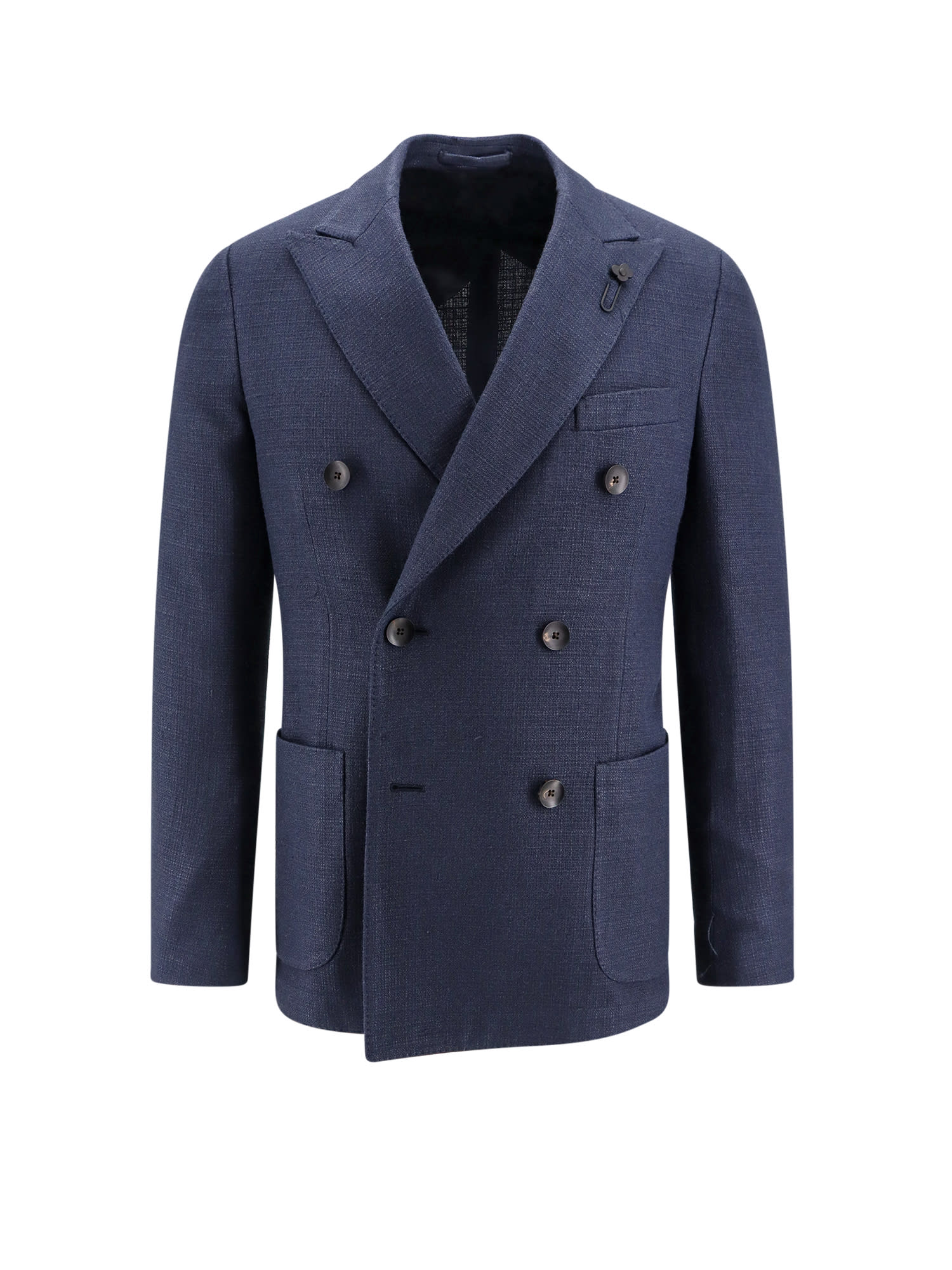 Shop Lardini Blazer In Blue