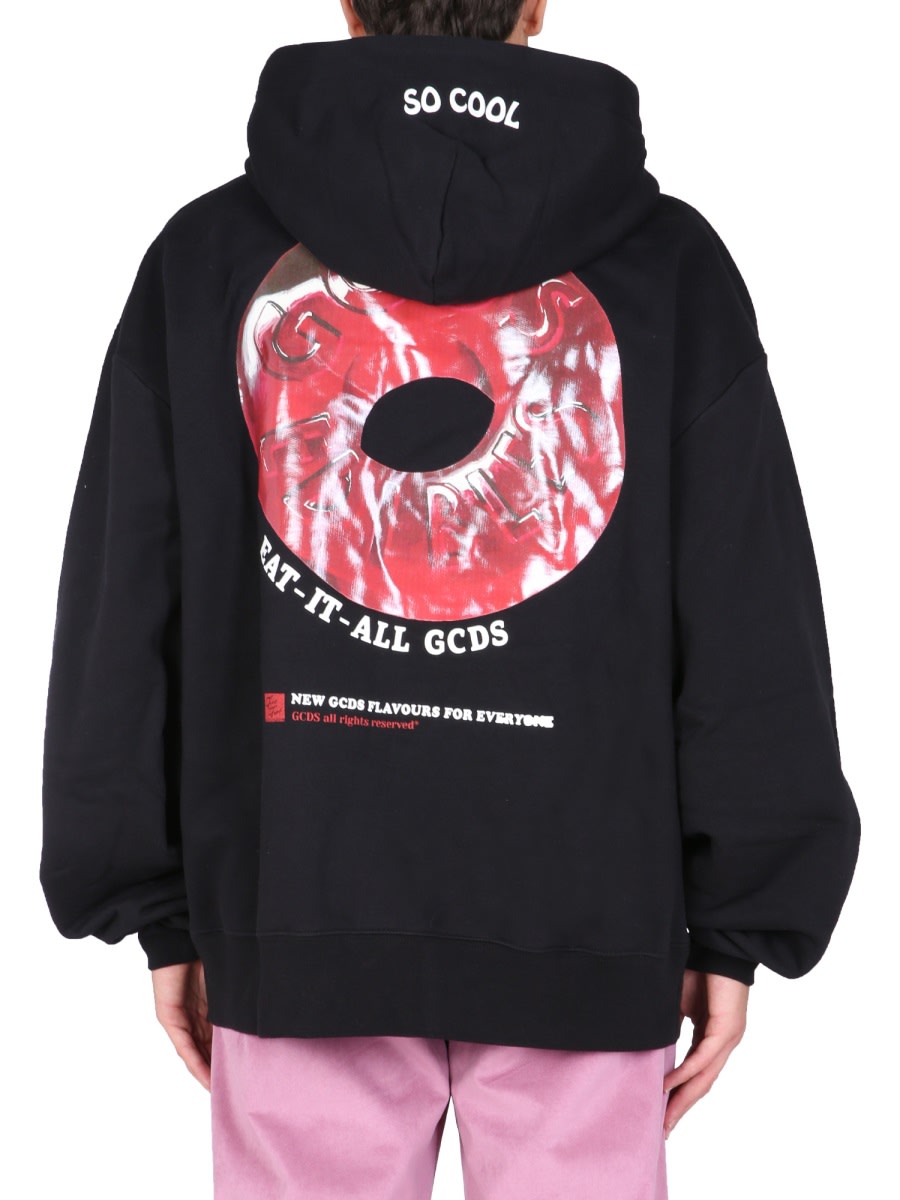 Shop Gcds Edibles Sweatshirt In Black