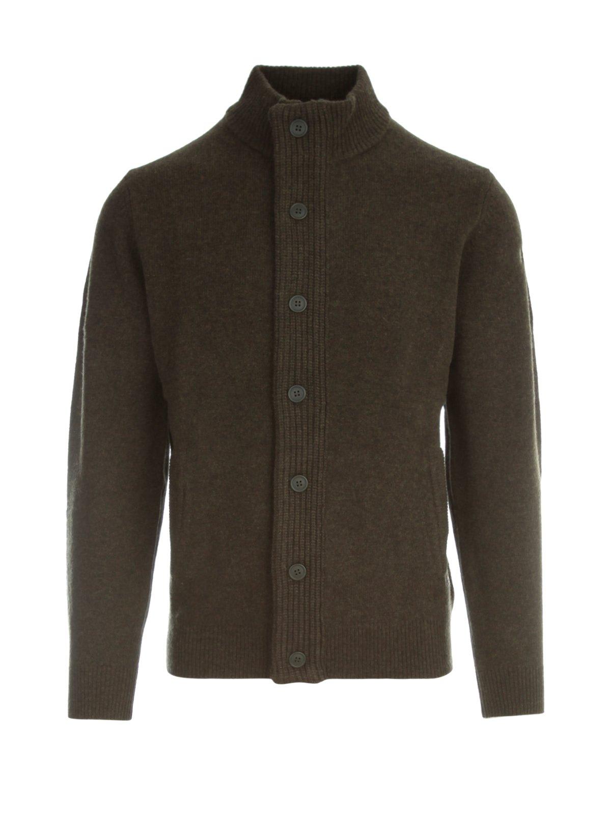 Barbour Logo Patch Knitted Cardigan