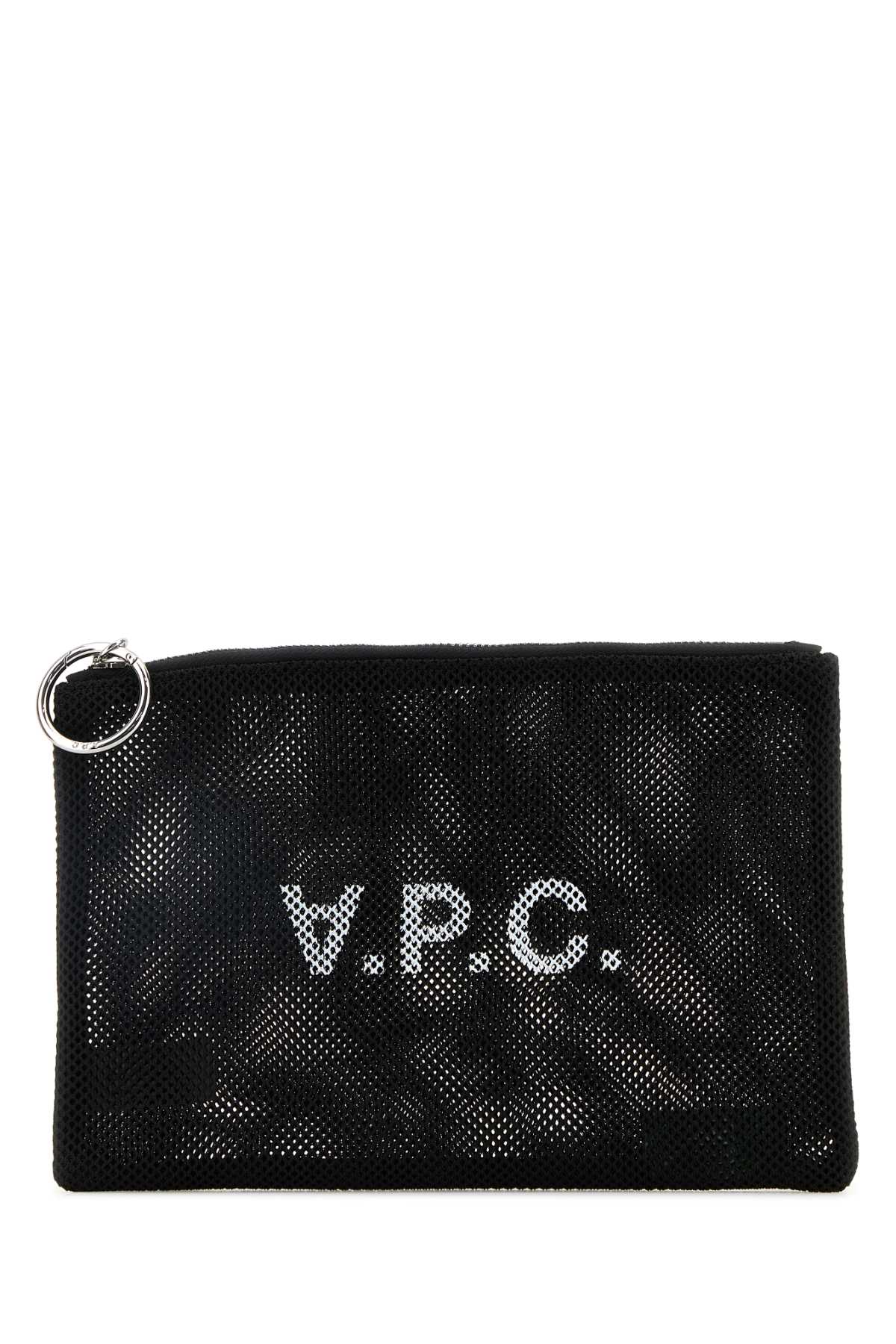 A. P.C. Black Mesh Tokyo Pouch