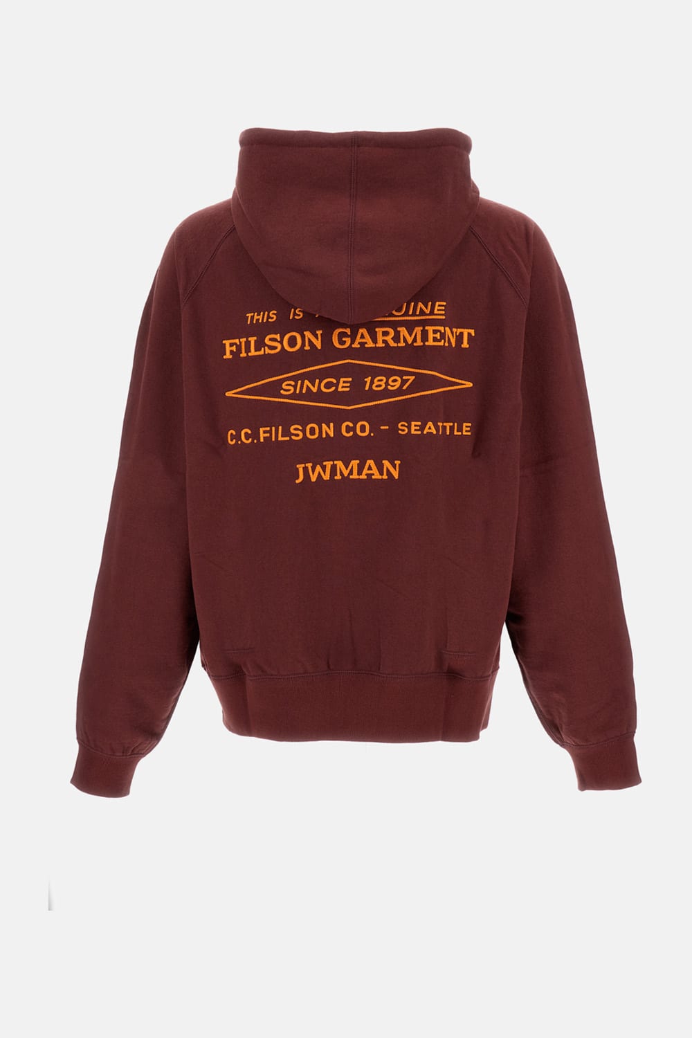 Junya Watanabe Hooded Sweatshirt Kangaroo Pocket Design In Red