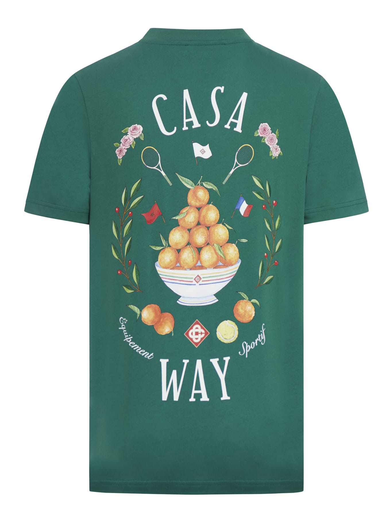 Shop Casablanca Casa Way Printed T-shirt
