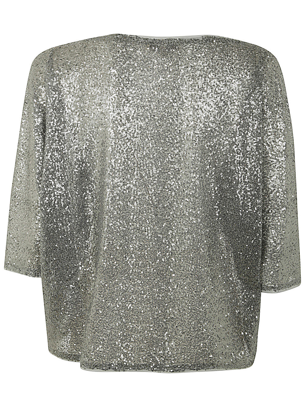 Shop Antonelli Duncan Jacket With Paillettes In Silver