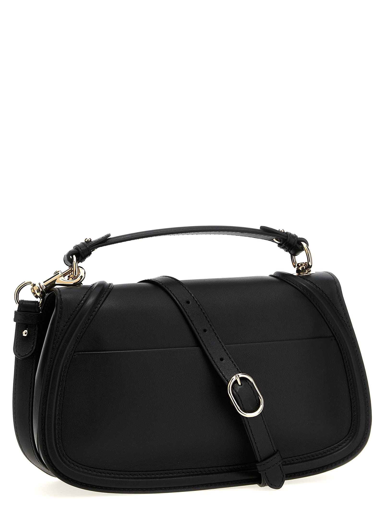 Gucci Medium Blondie Leather Crossbody Bag In Black