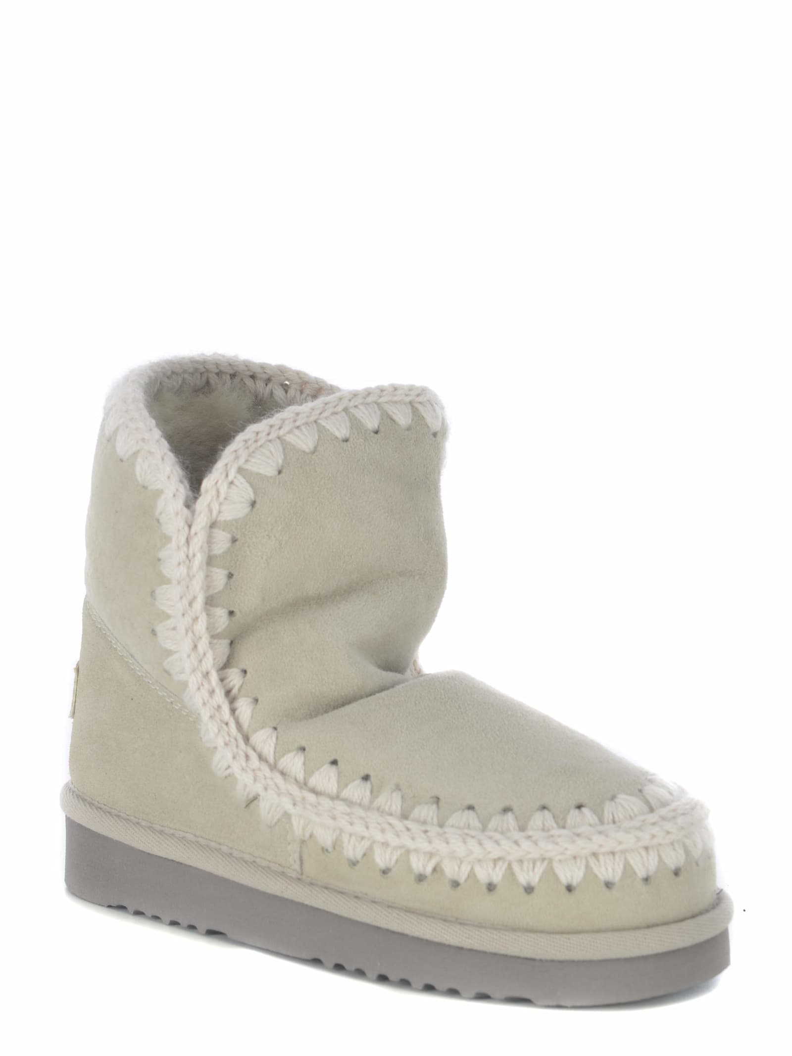 Shop Mou Ankle Boots  Eskimo24 Made In Suede In Grey