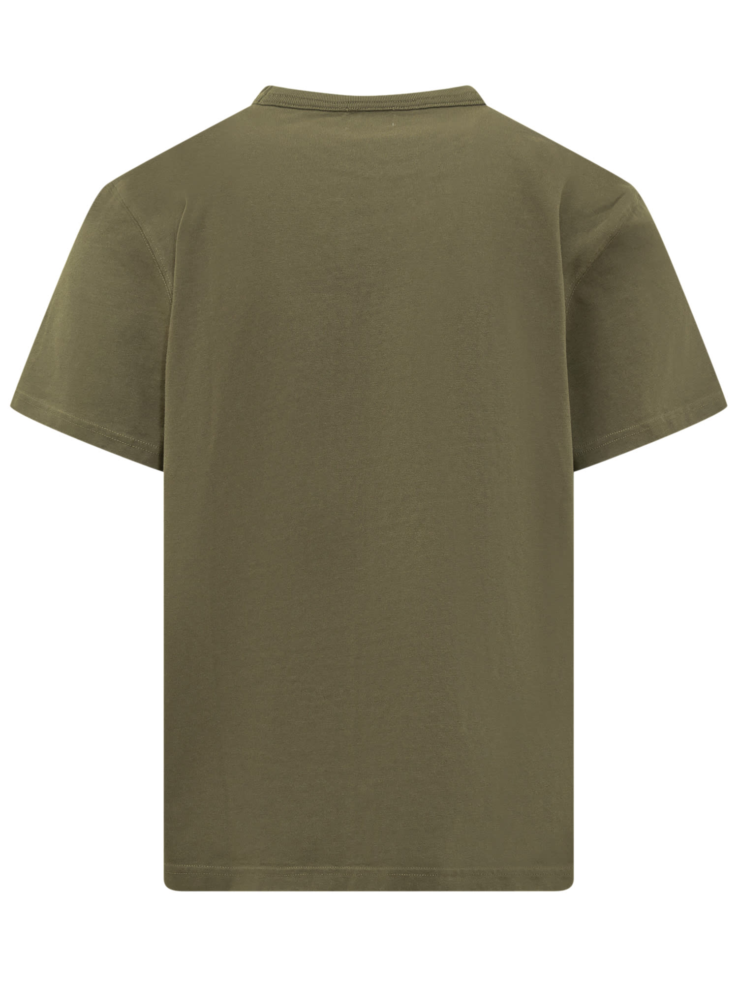 Shop Woolrich Printed T-shirt. In Dark Green