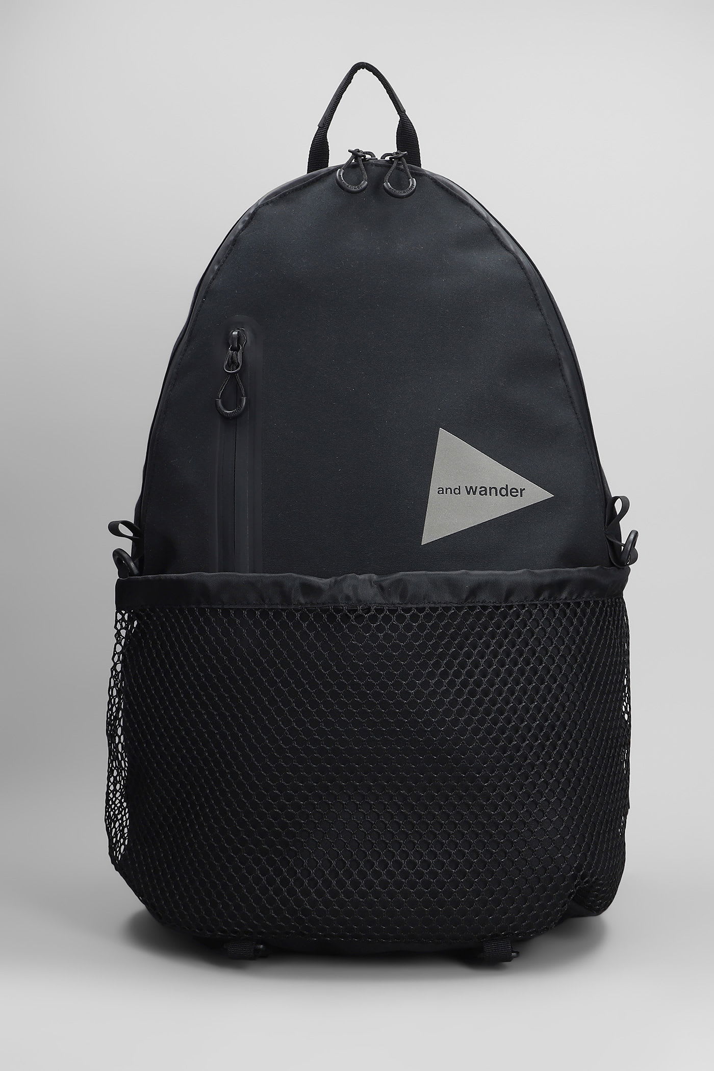 Backpack In Black Cotton