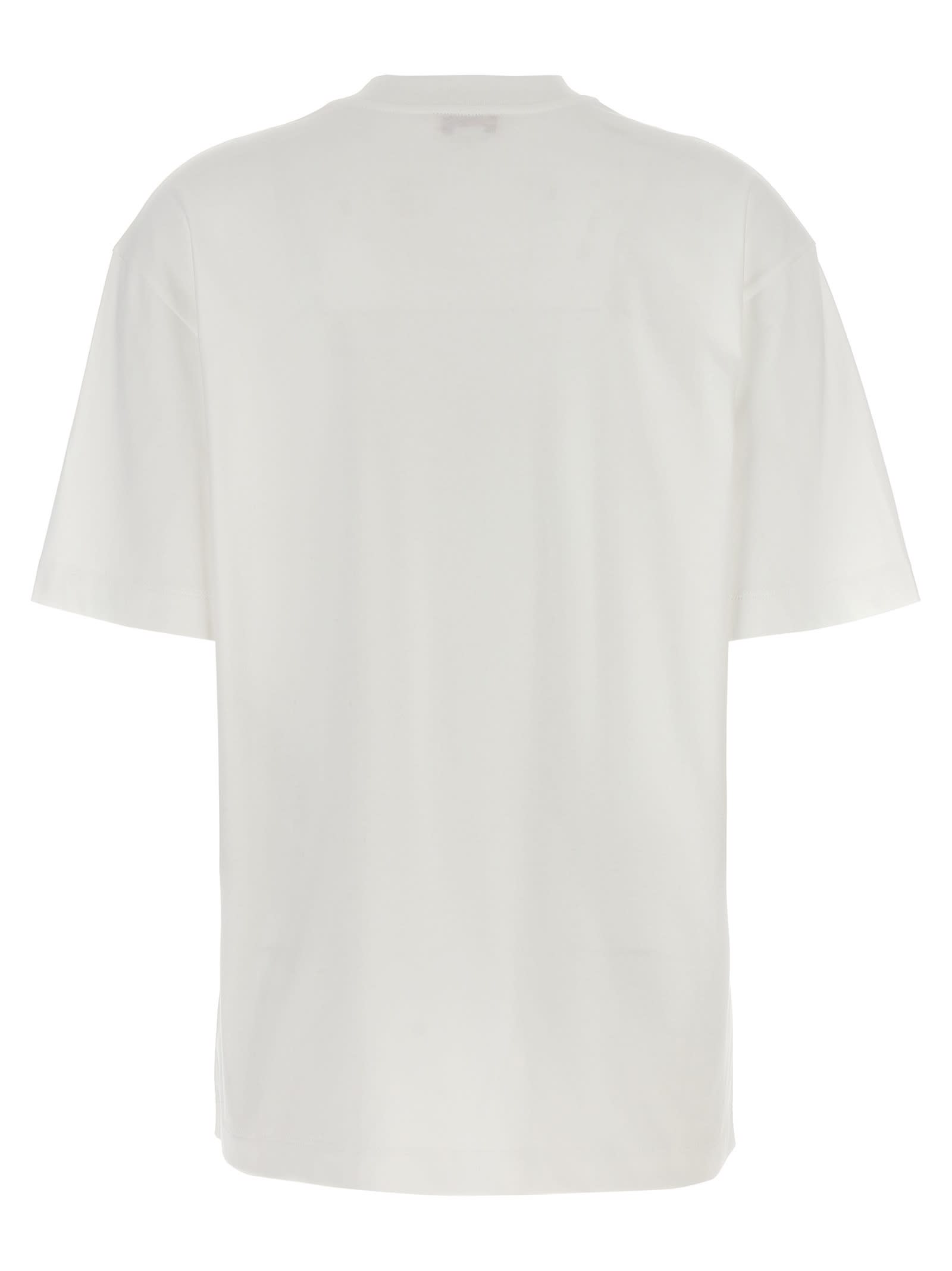 Shop Alexander Mcqueen Cherry Blossom T-shirt In White/black