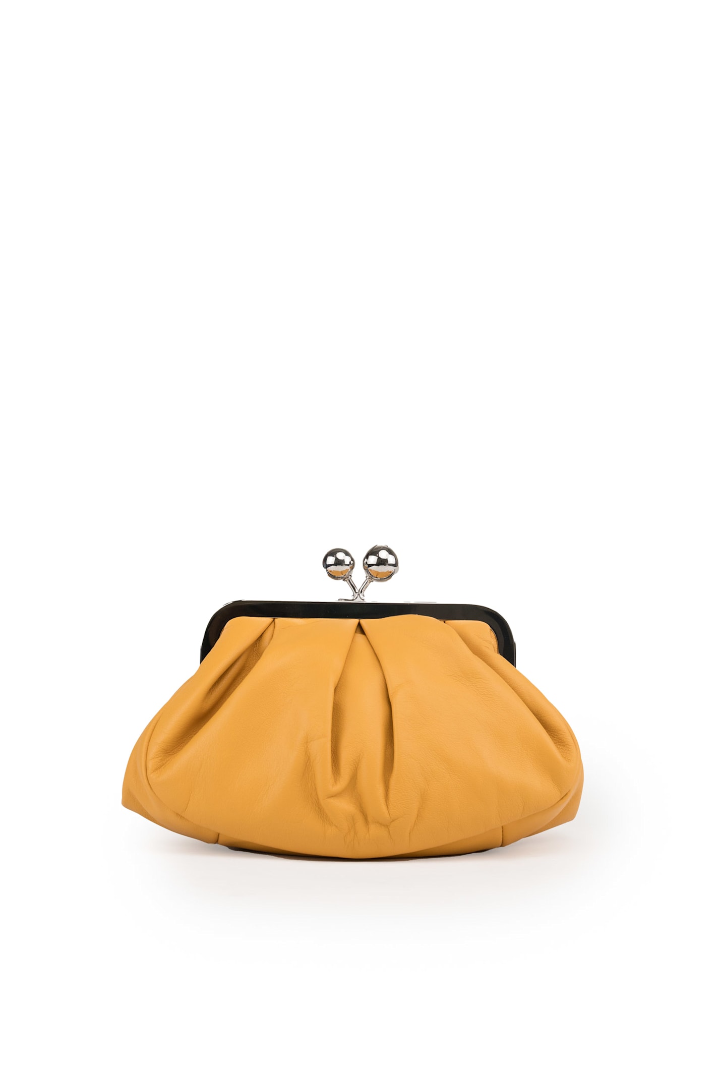 Shop Weekend Max Mara Pasticcino Small Prati Bag In Nappa In Oro