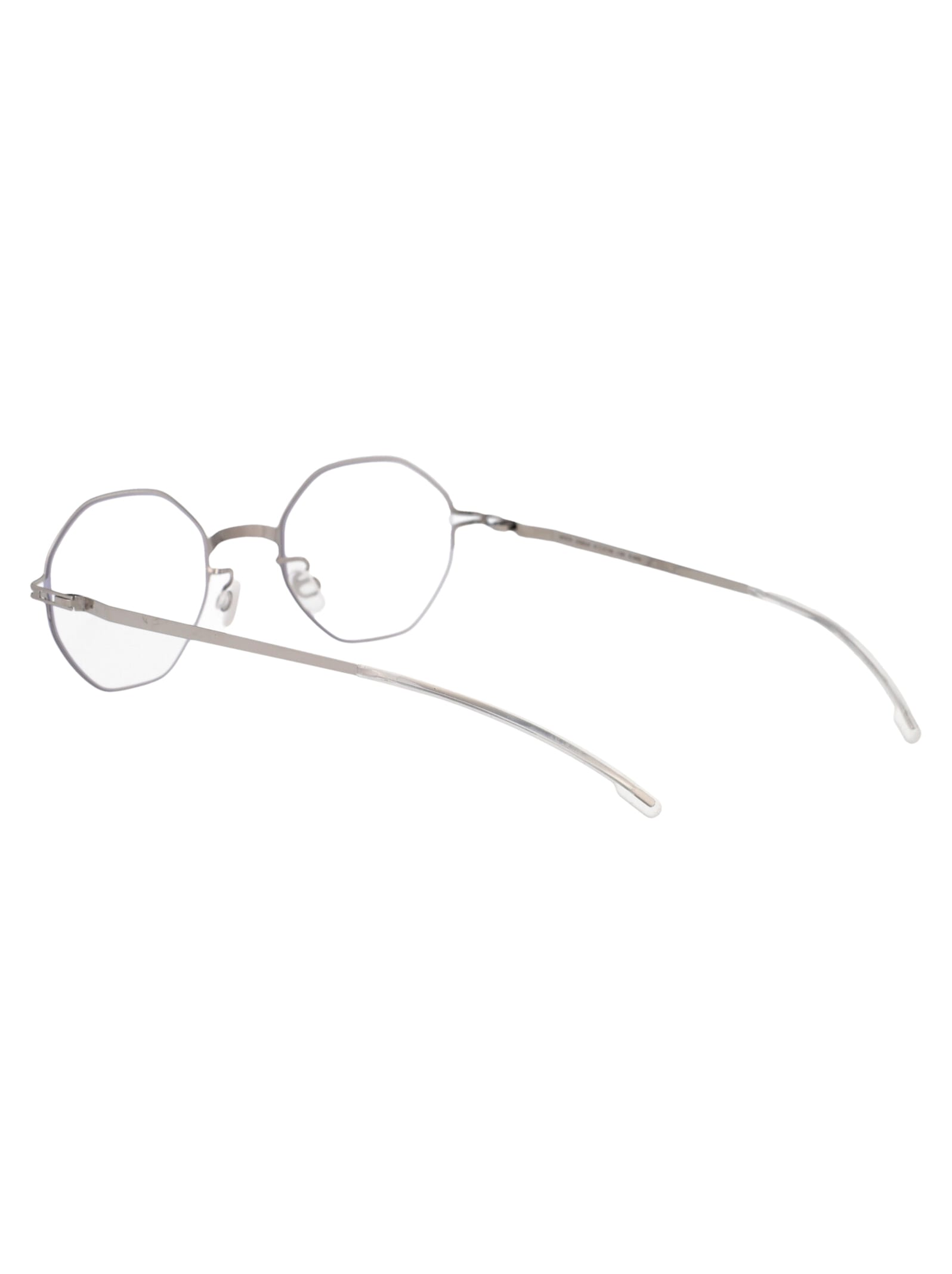 Mykita Shiny Silver Metal Optical Glasses In Shiny Silver