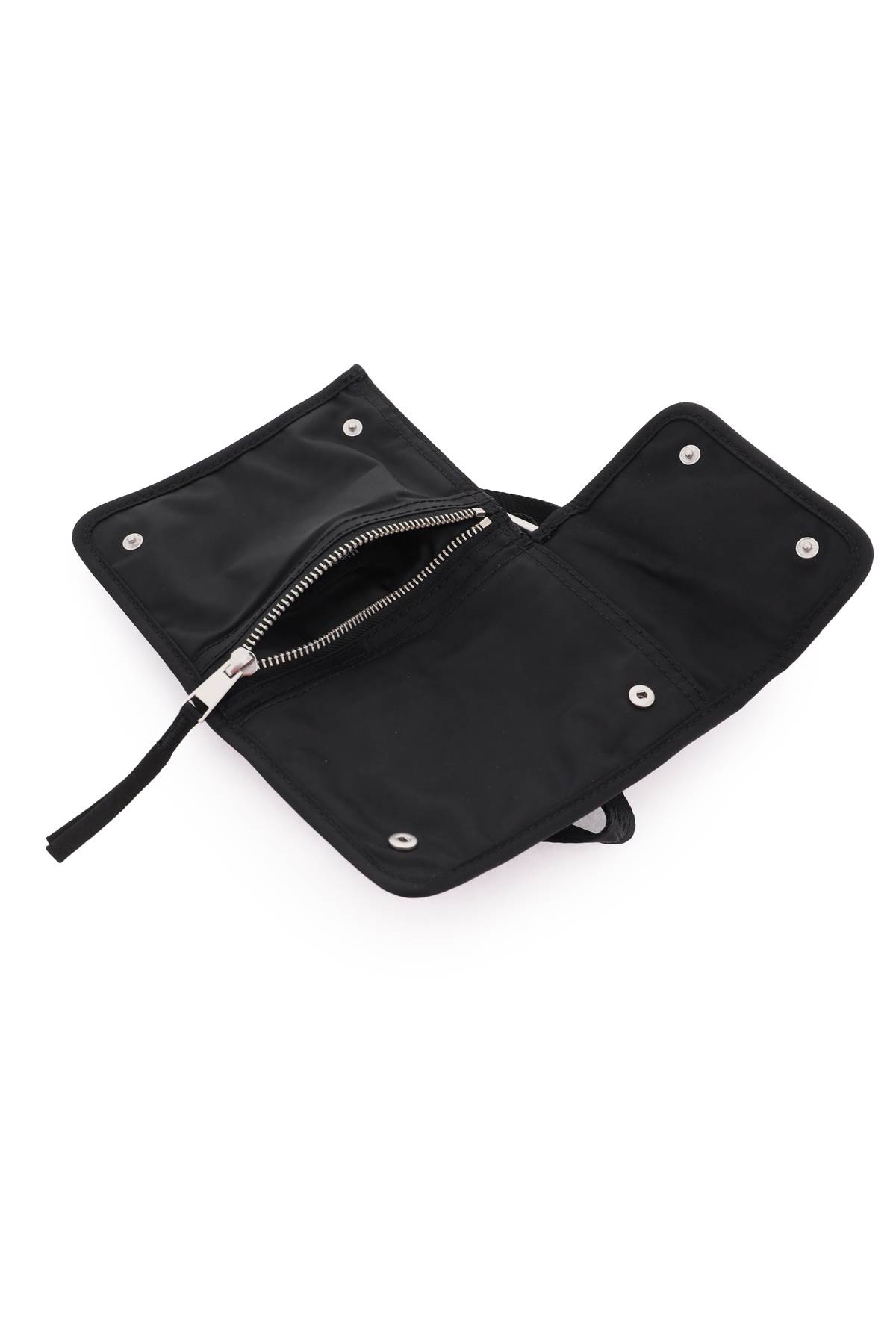 Shop Maison Kitsuné Phone Holder Crossbody Pouch In Black (black)