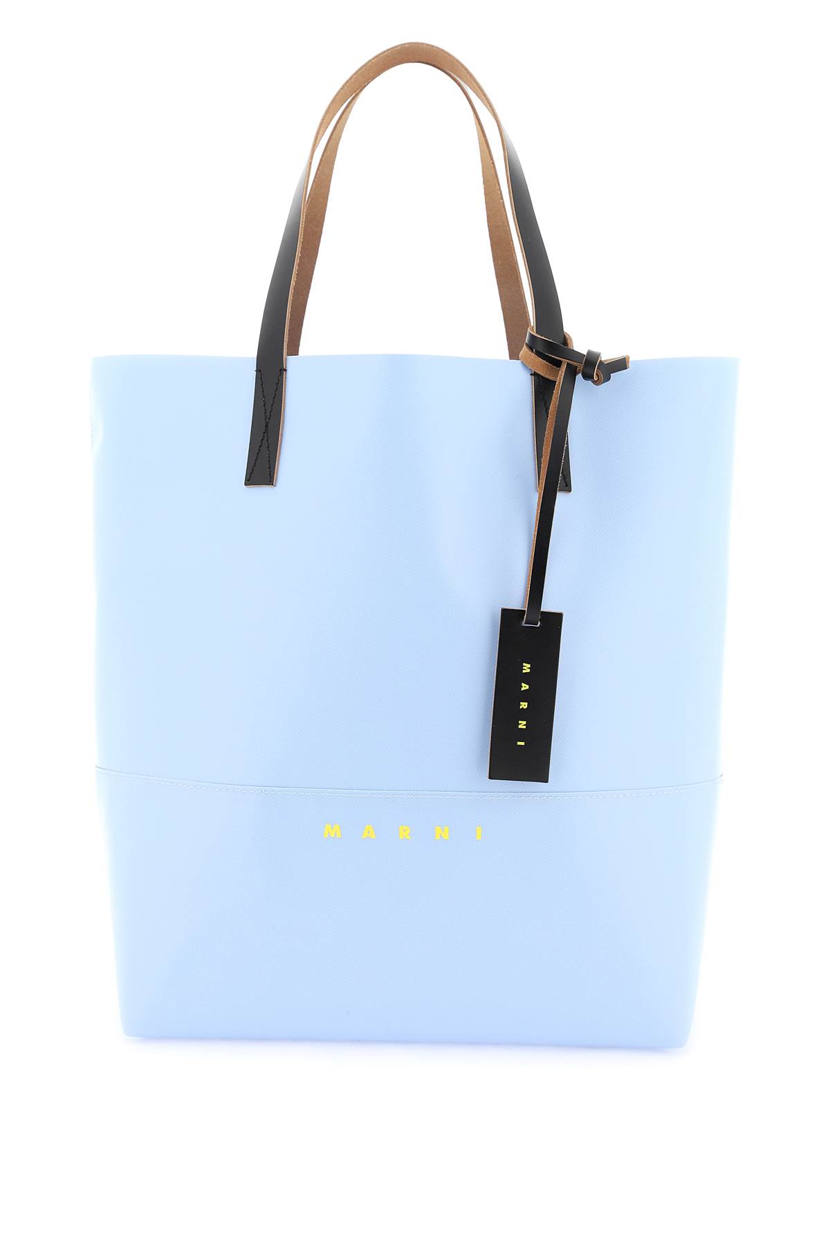 Shop Marni Tribeca Tote Bag In Light Blue (light Blue)
