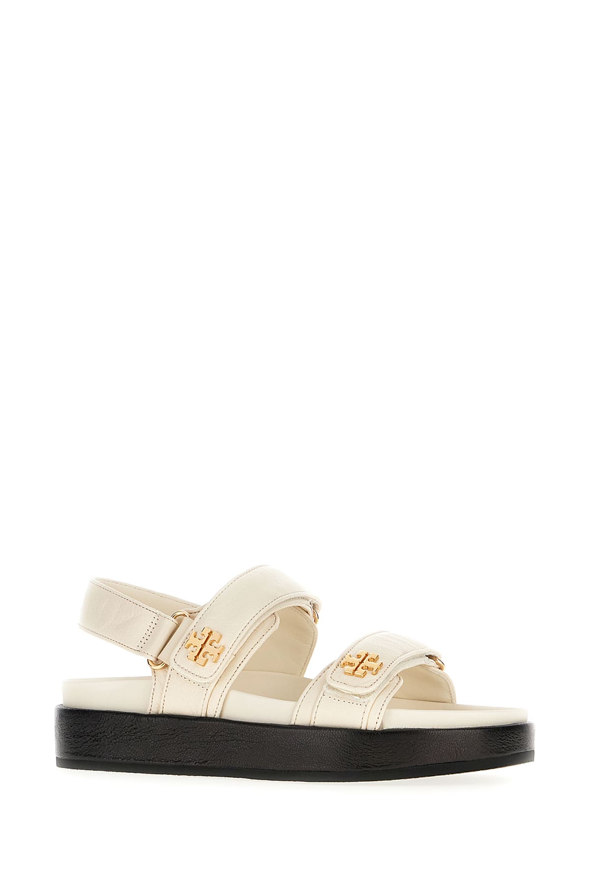 Shop Tory Burch Ivory Leather Kira Sandals In New Ivory