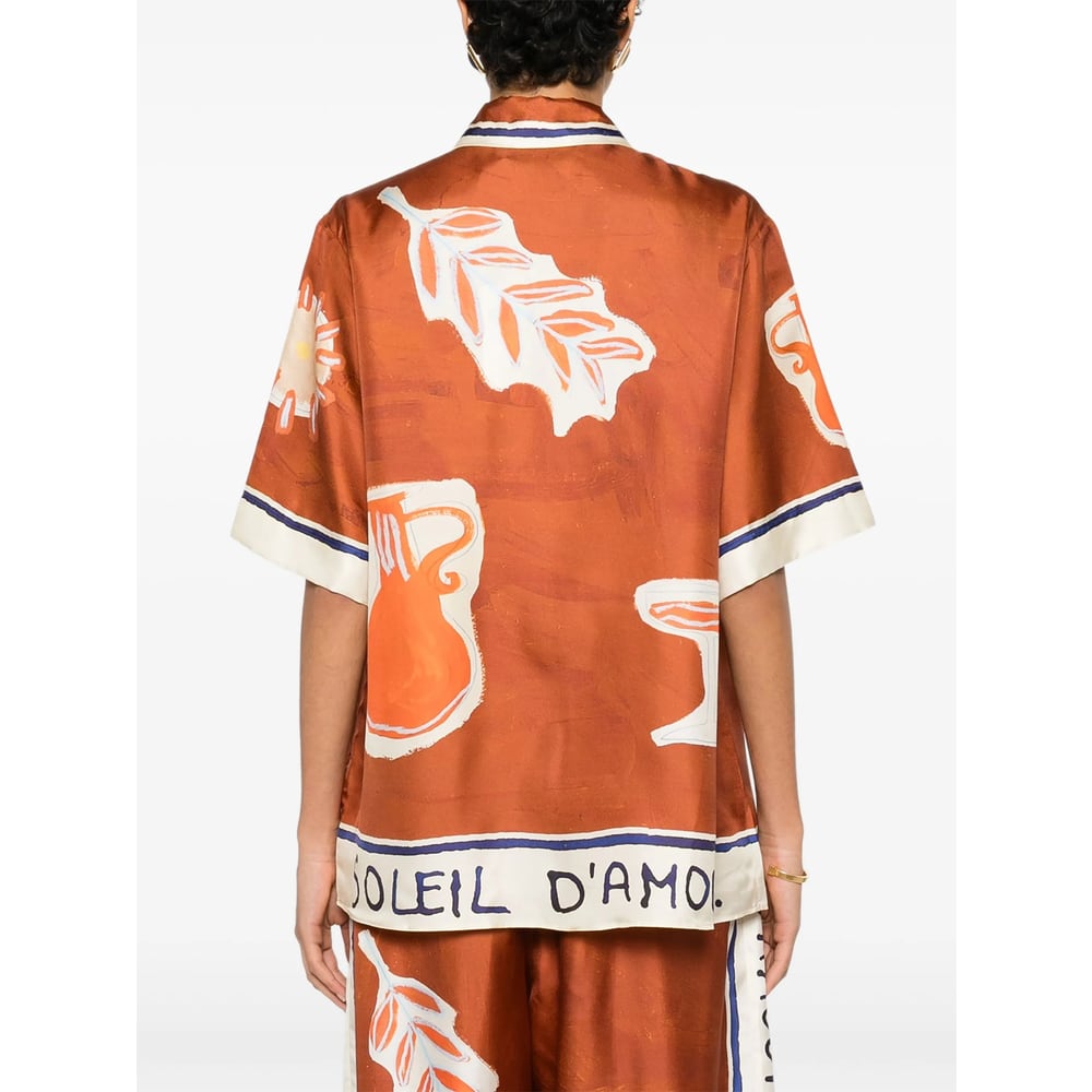 Alemais Shirt In Brown