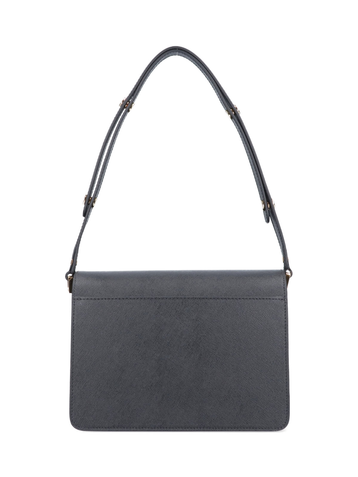 Shop Marni Medium Shoulder Bag Trunk In Black