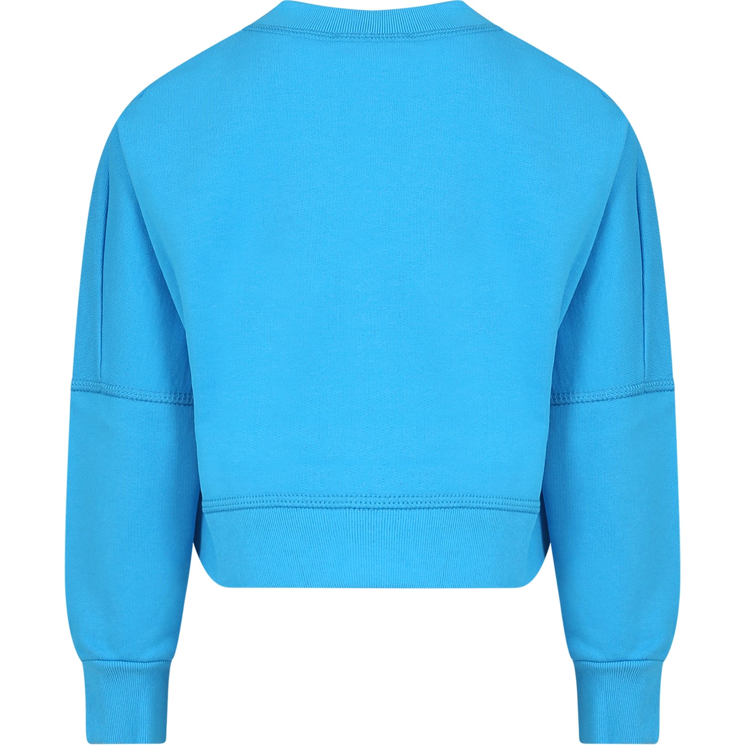 Shop Dsquared2 Light Blue Sweat-shirt For Boy With Logo
