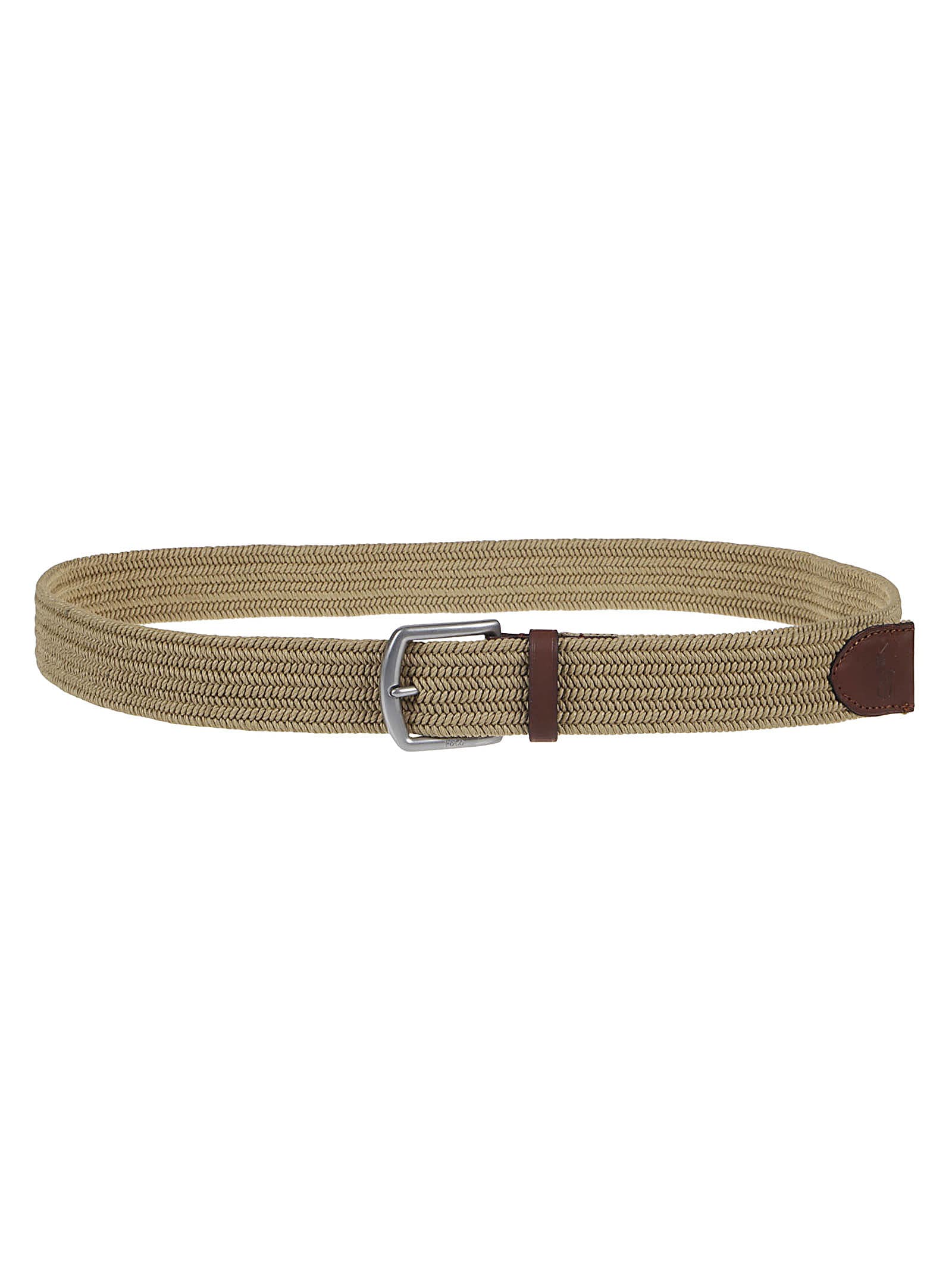 Polo Ralph Lauren Braided Logo-embossed Cotton-stretch Belt In Timber Brown  | ModeSens