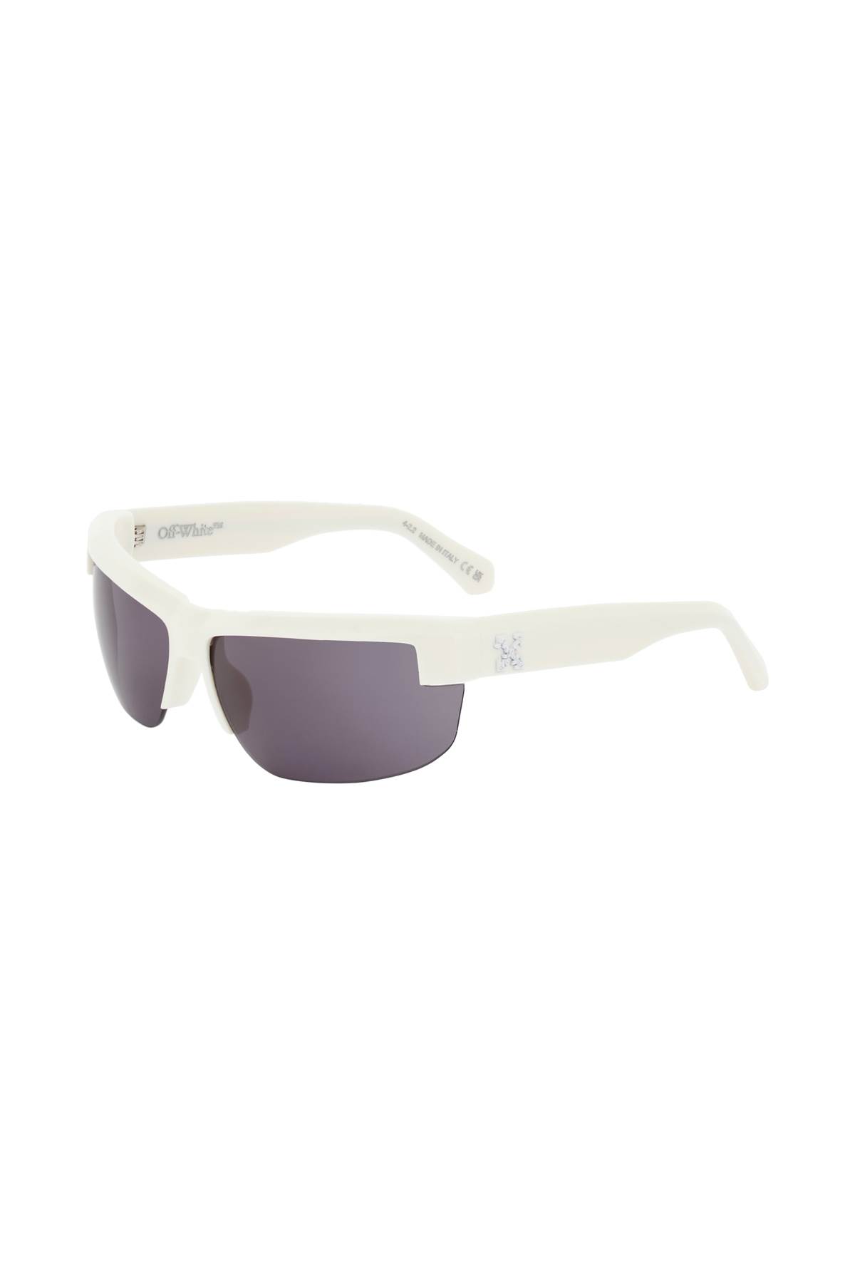 Off-white Toledo Arrows-motif Sunglasses In White Dark Grey (white)
