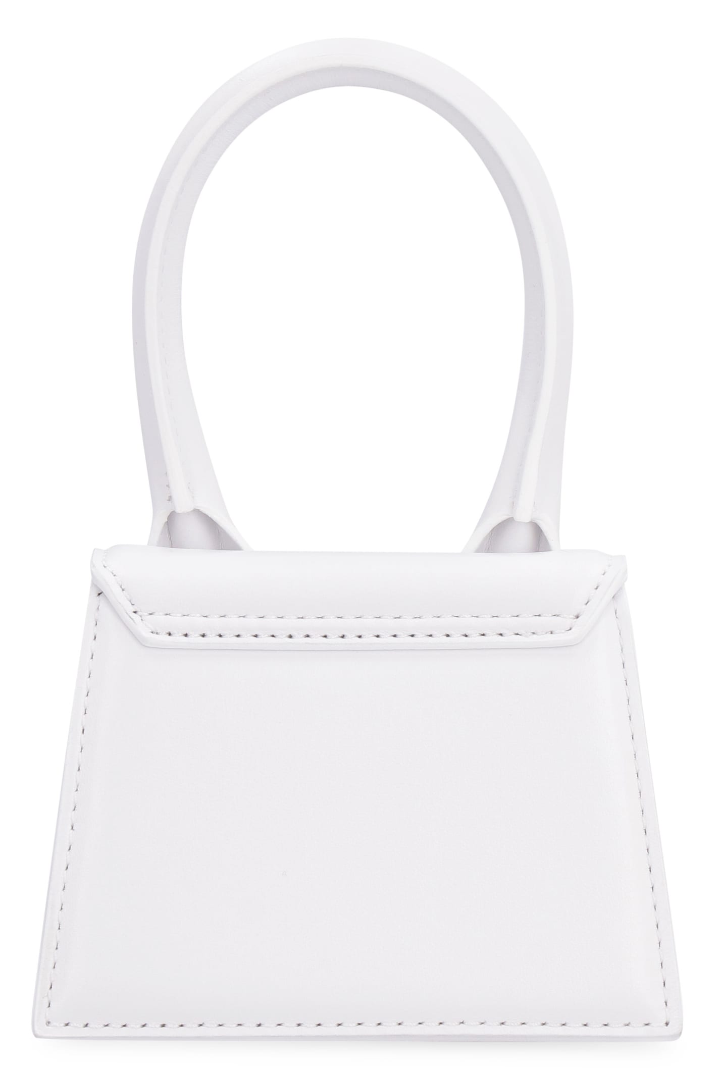 Shop Jacquemus Le Chiquito Leather Mini Bag In White